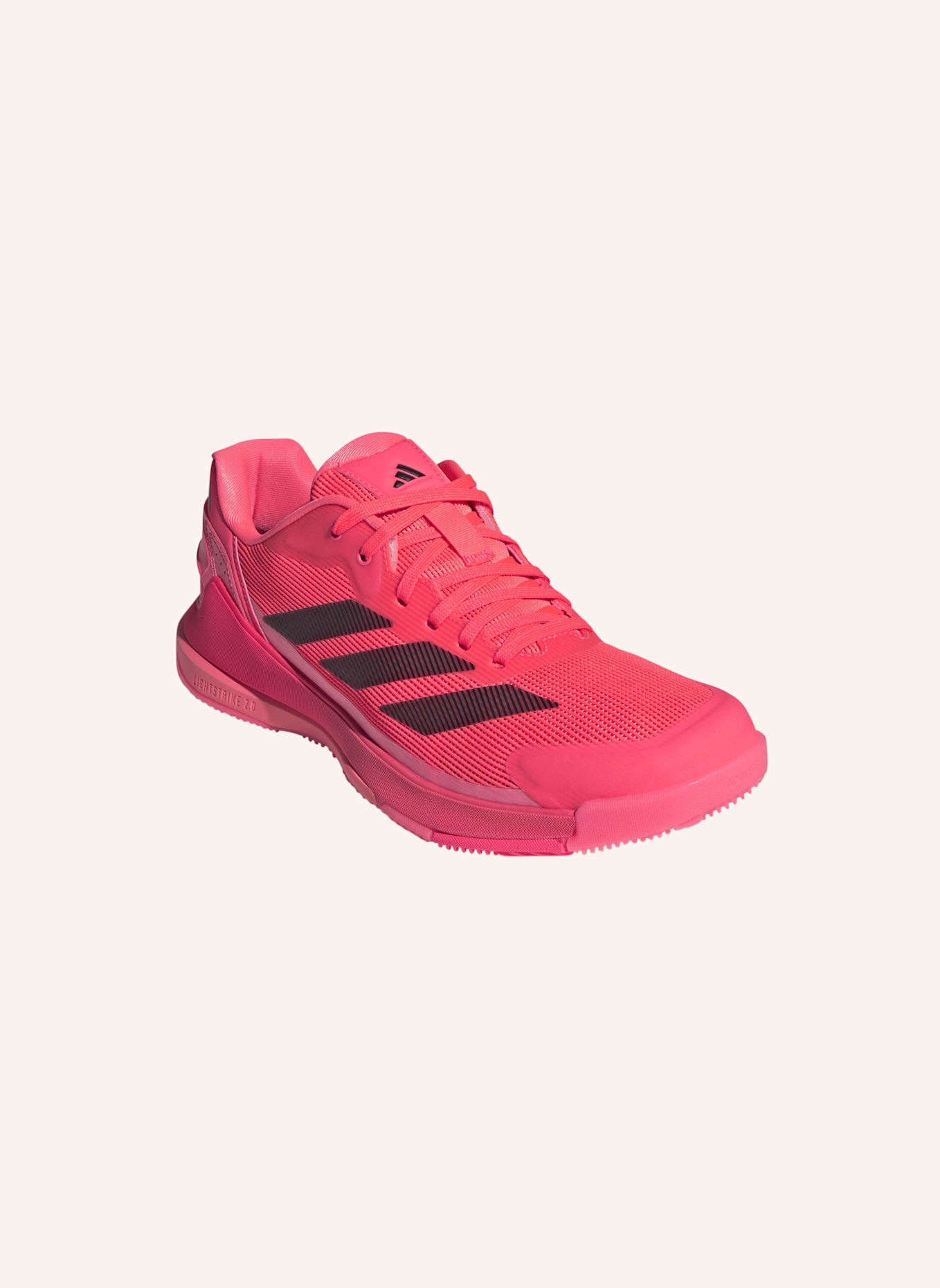 adidas CRAZYQUICK PADEL-SCHUH: SCHWARZ/ ROT