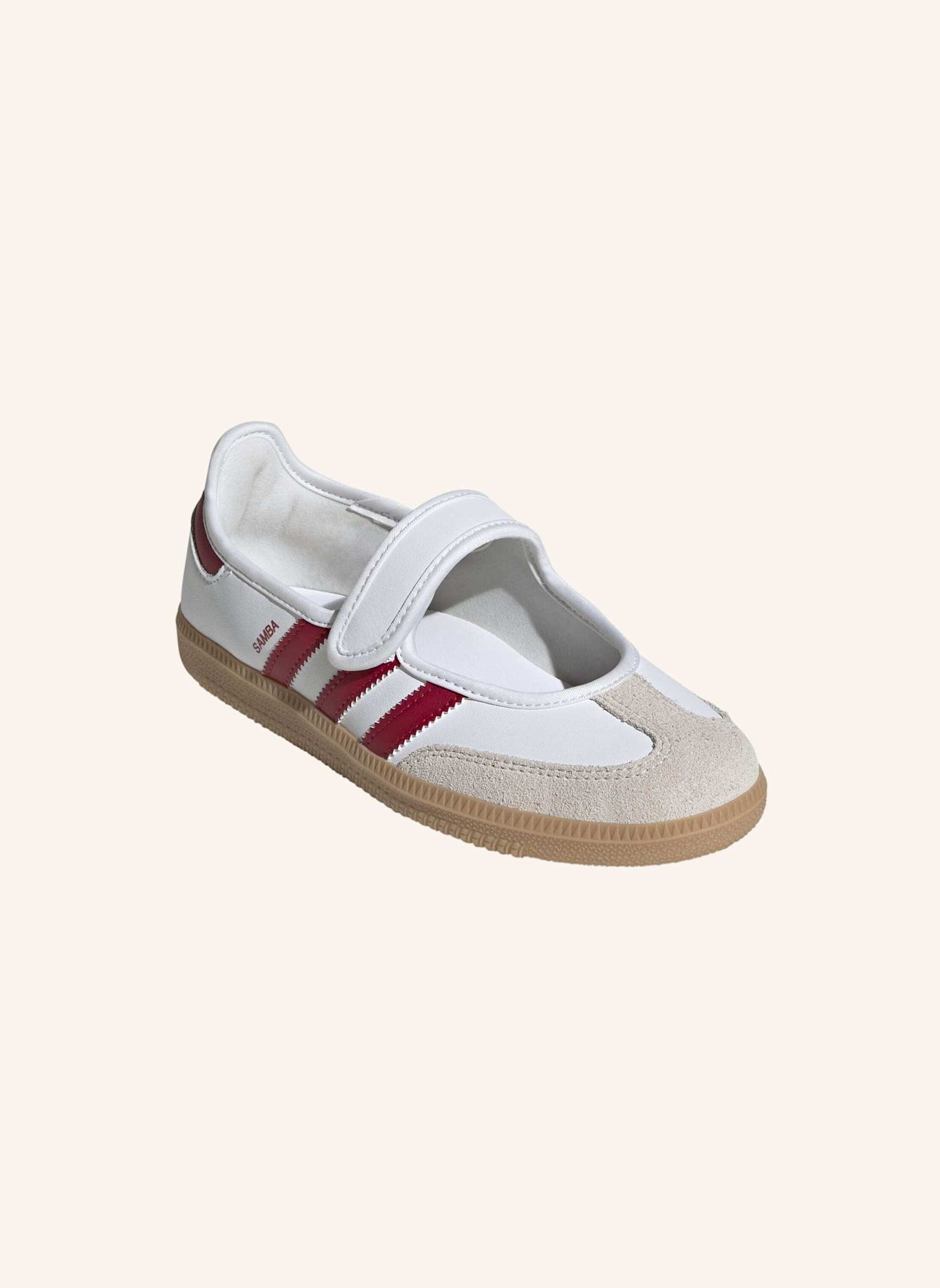 adidas Originals SAMBA JANE SCHUH KINDER: WEISS/ ROT/ BEIGE