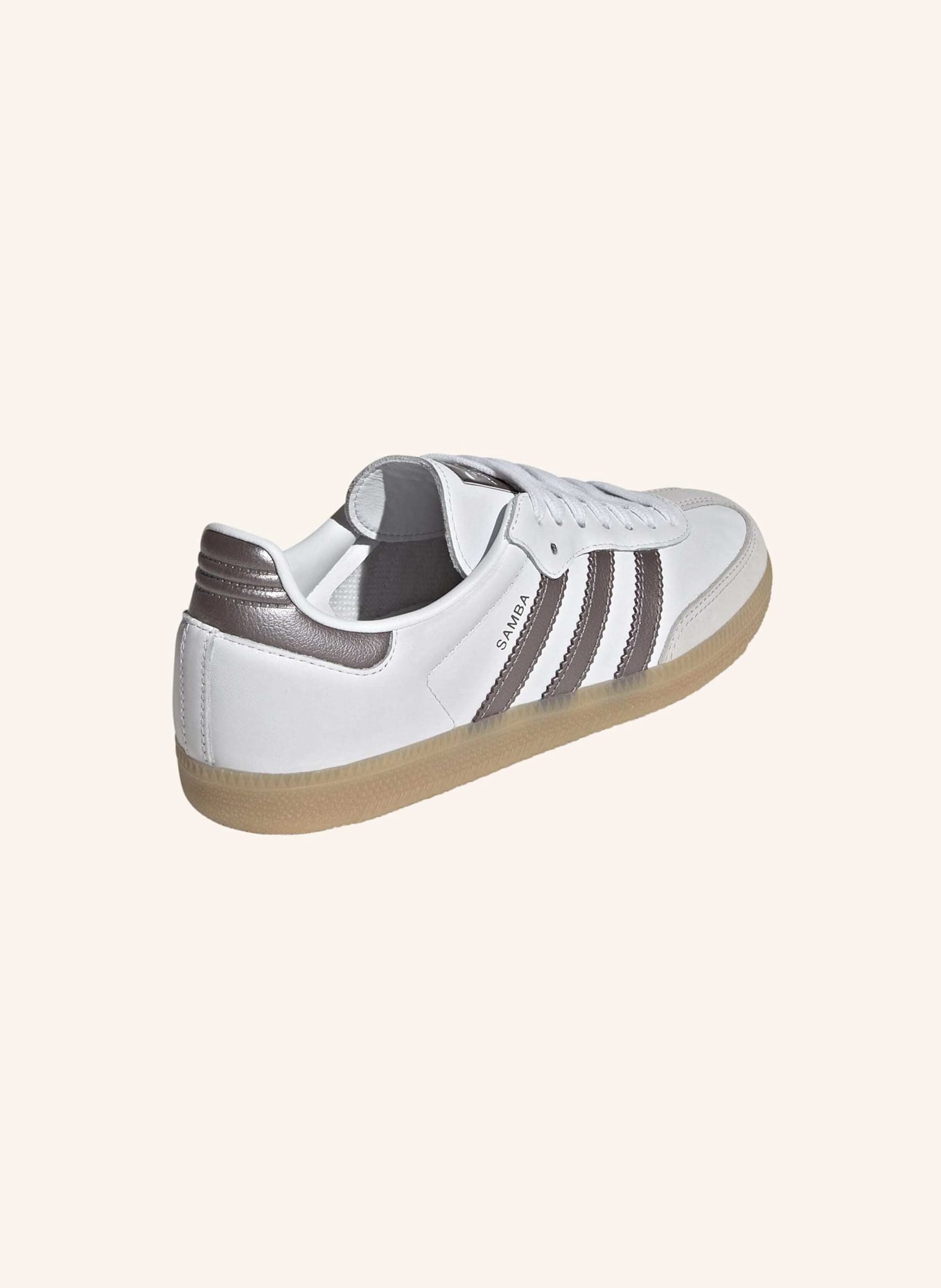 adidas Originals SAMBA OG SCHUH: WEISS/ BRAUN/ BEIGE