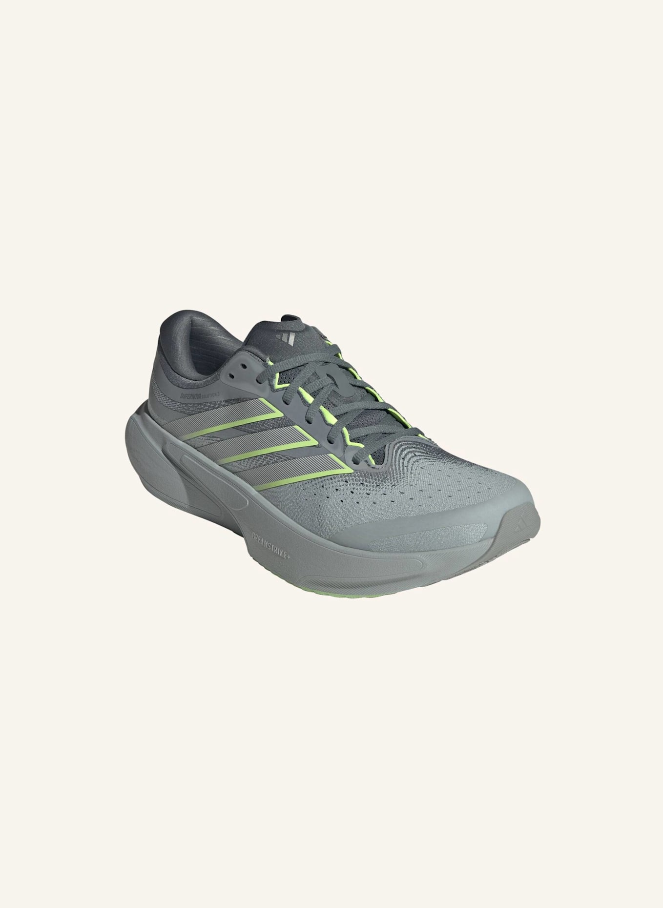 adidas SUPERNOVA SOLUTION 3 LAUFSCHUHE: BLAU/ GRÜN