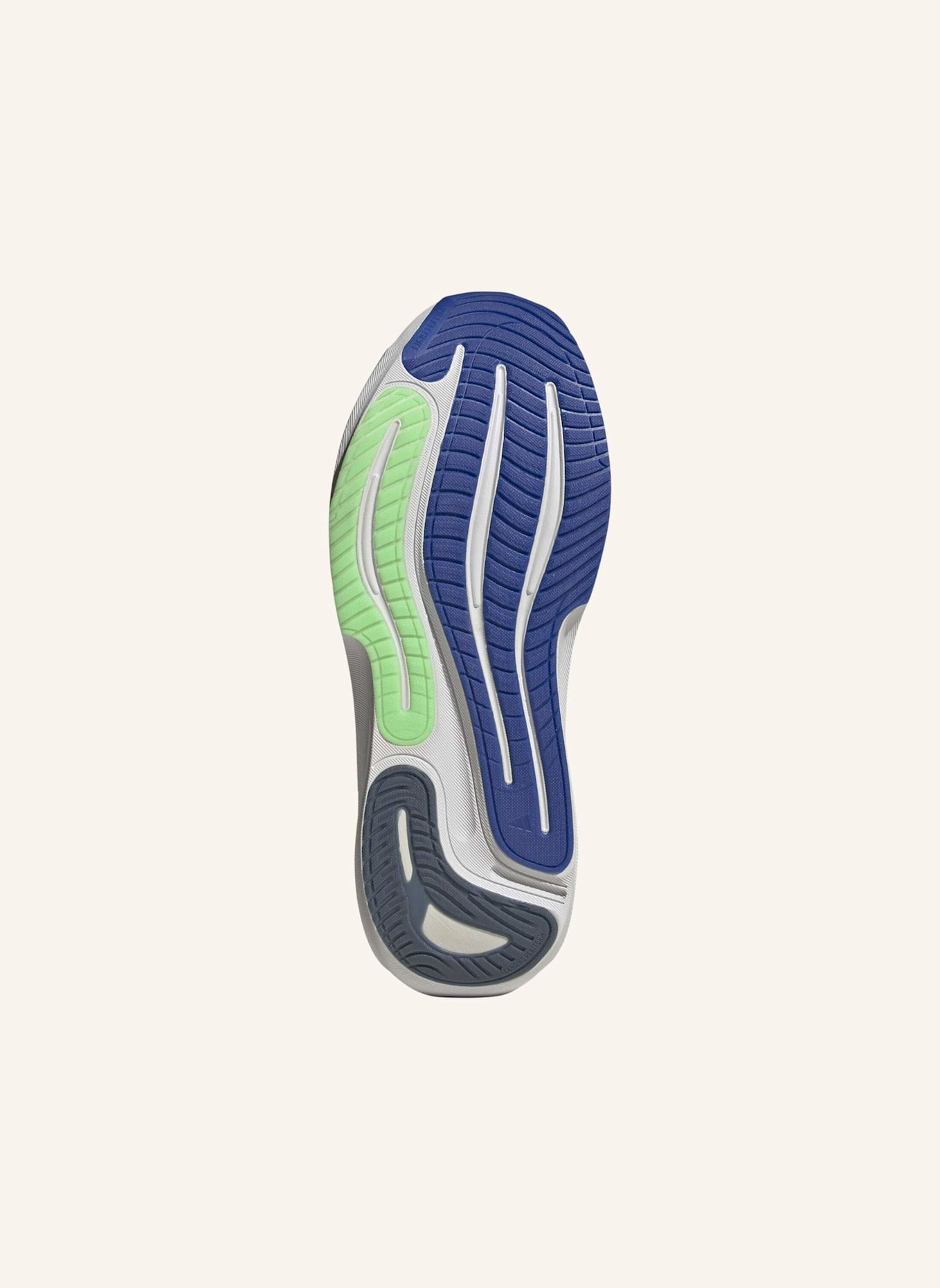 adidas SUPERNOVA SOLUTION 3 LAUFSCHUHE: GRAU/ NEONGRÜN