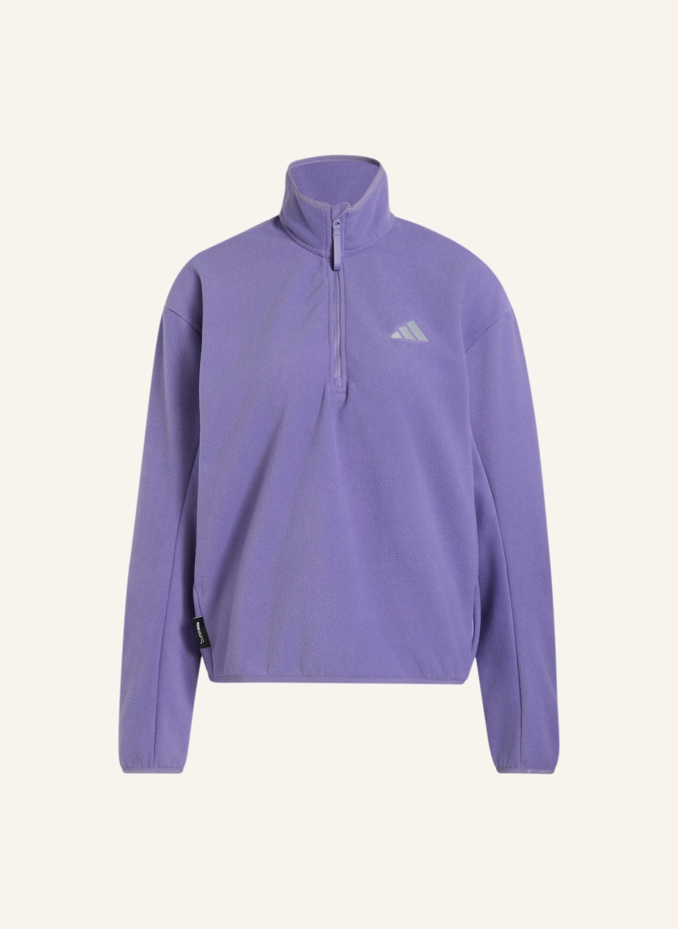 adidas ADI365 RUNNING ESSENTIALS WINTERIZED FLEECE, REISSVERSCHLUSS BIS ZUR BRUST: LILA