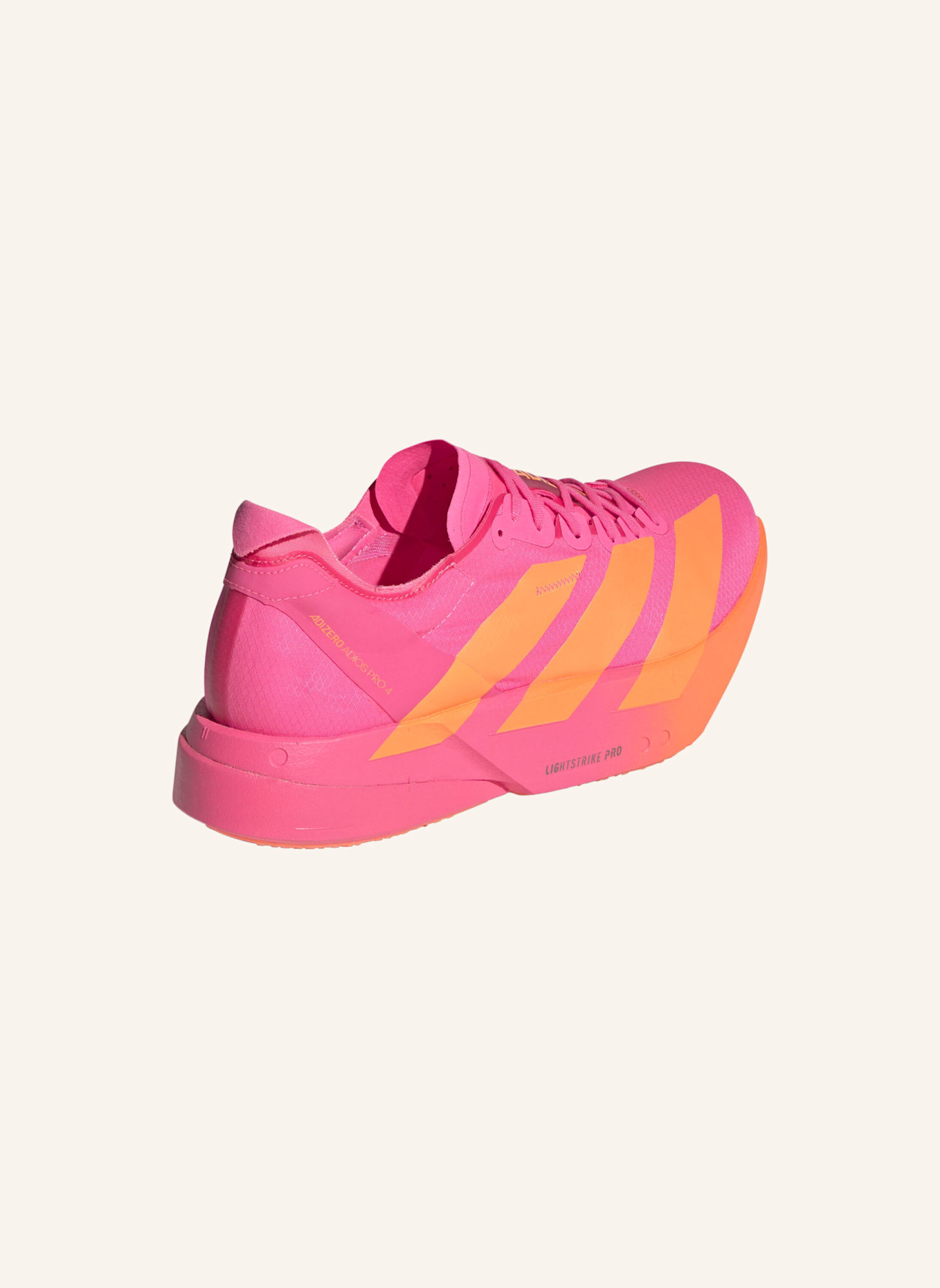 adidas Laufschuhe ADIZERO ADIOS PRO 4: ROSA/ ORANGE/ GRAU