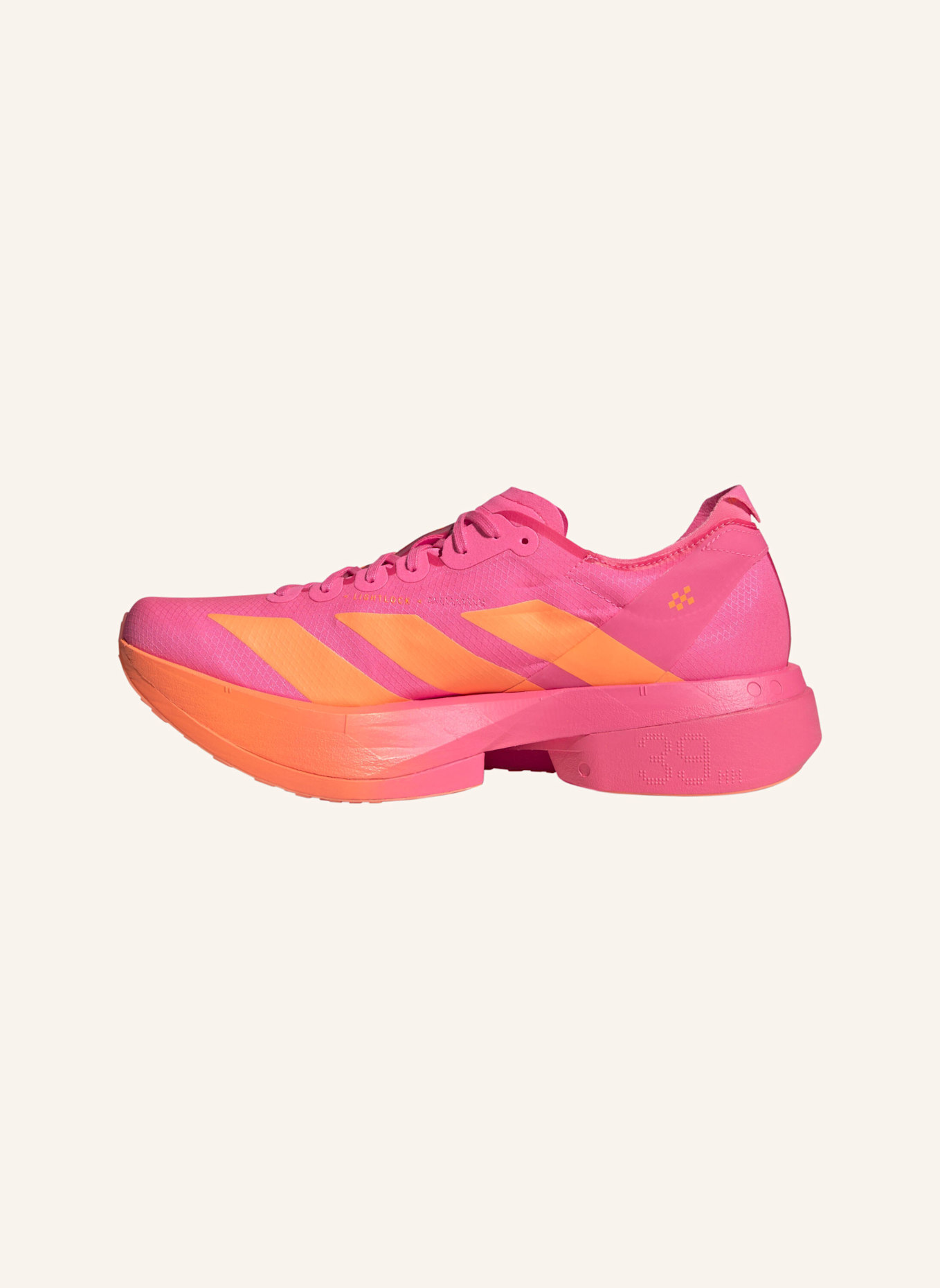 adidas Laufschuhe ADIZERO ADIOS PRO 4: ROSA/ ORANGE/ GRAU