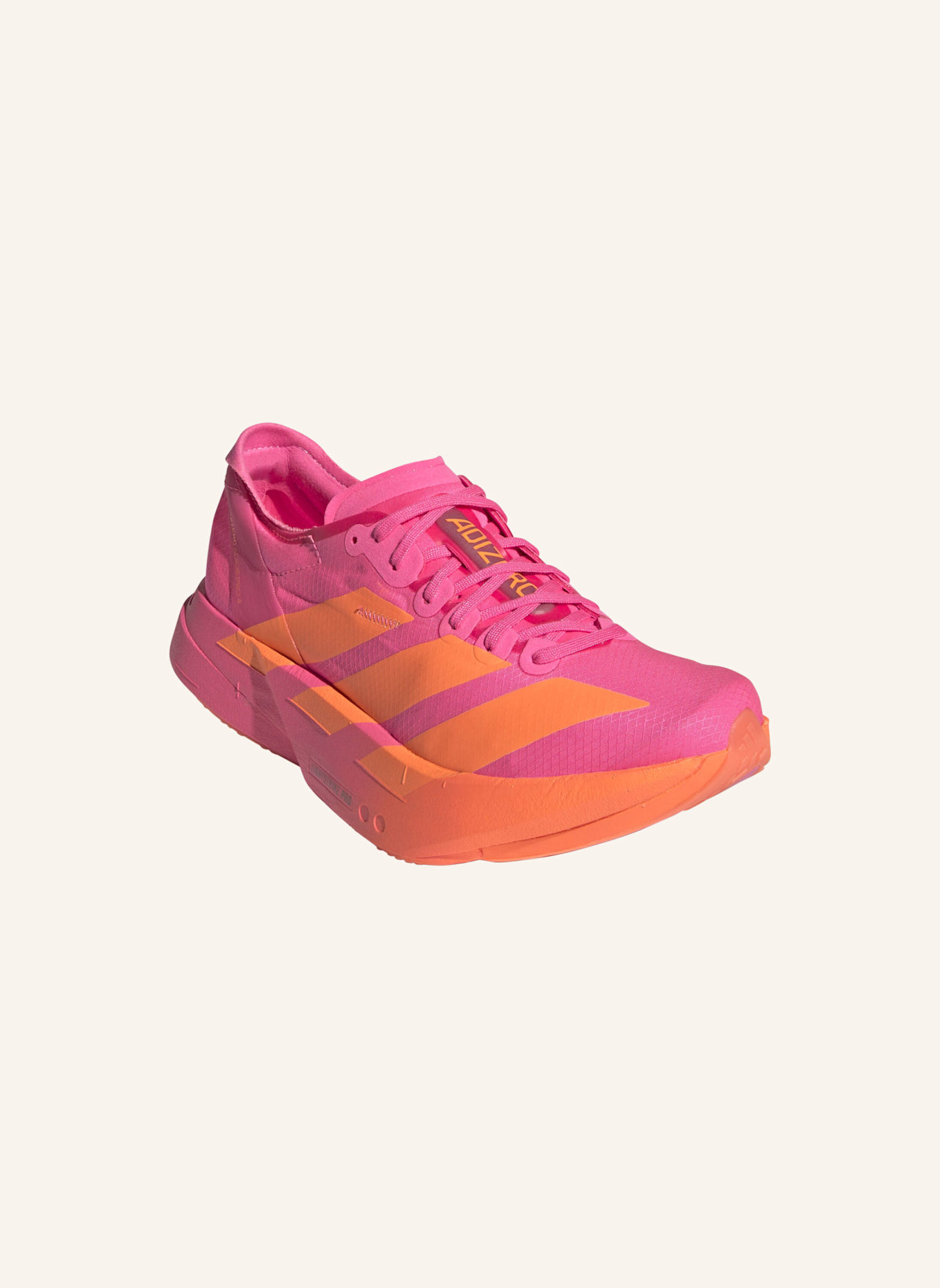 adidas Laufschuhe ADIZERO ADIOS PRO 4: ROSA/ ORANGE/ GRAU