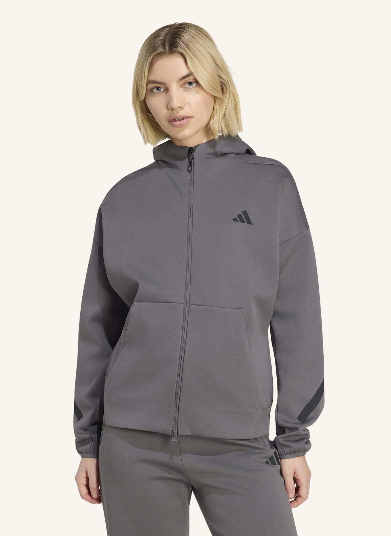 adidas Sweatjacke Z.N.E.: GRAU