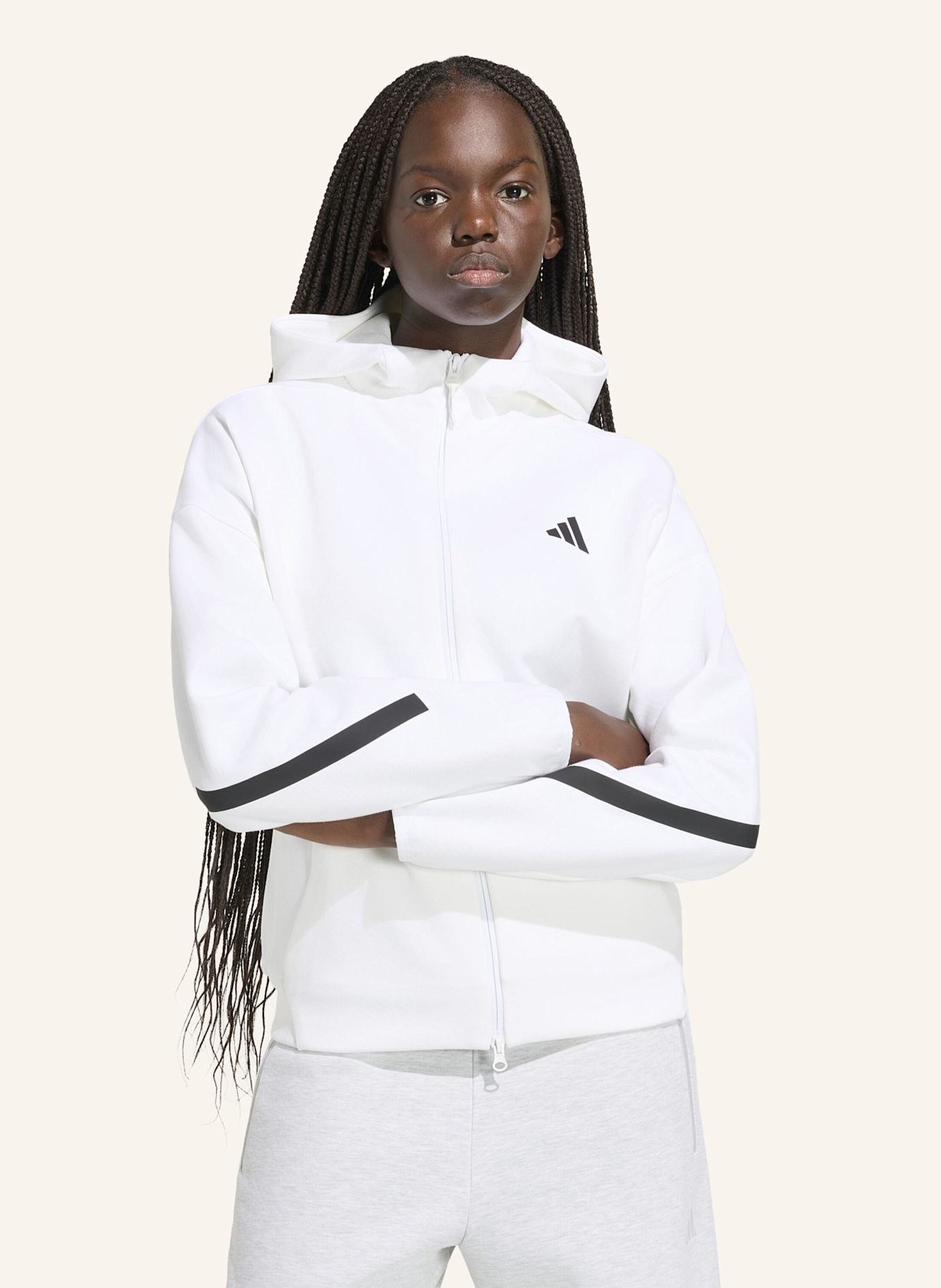 adidas Sweatjacke Z.N.E.: WEISS
