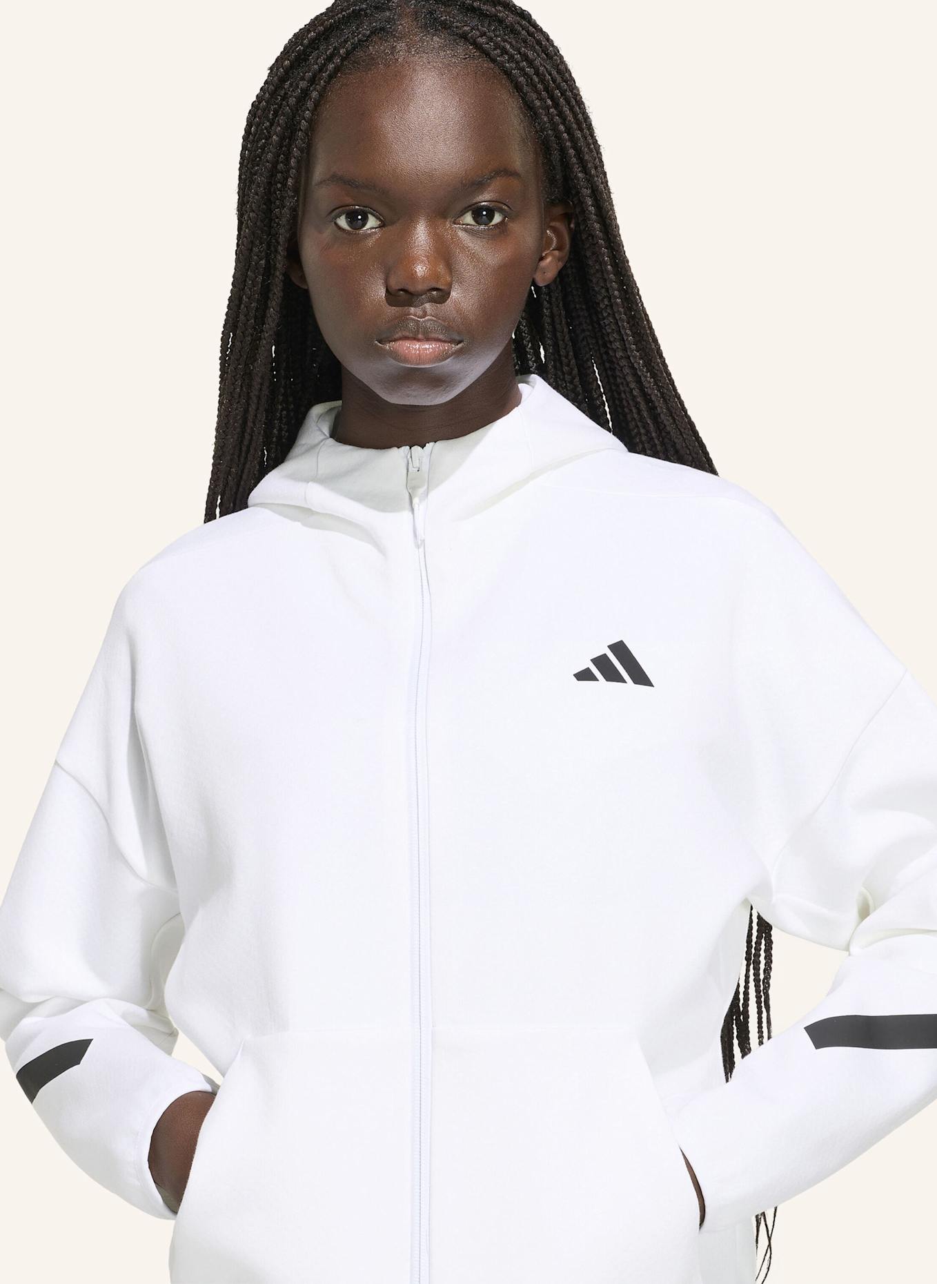 adidas Sweatjacke Z.N.E.: WEISS