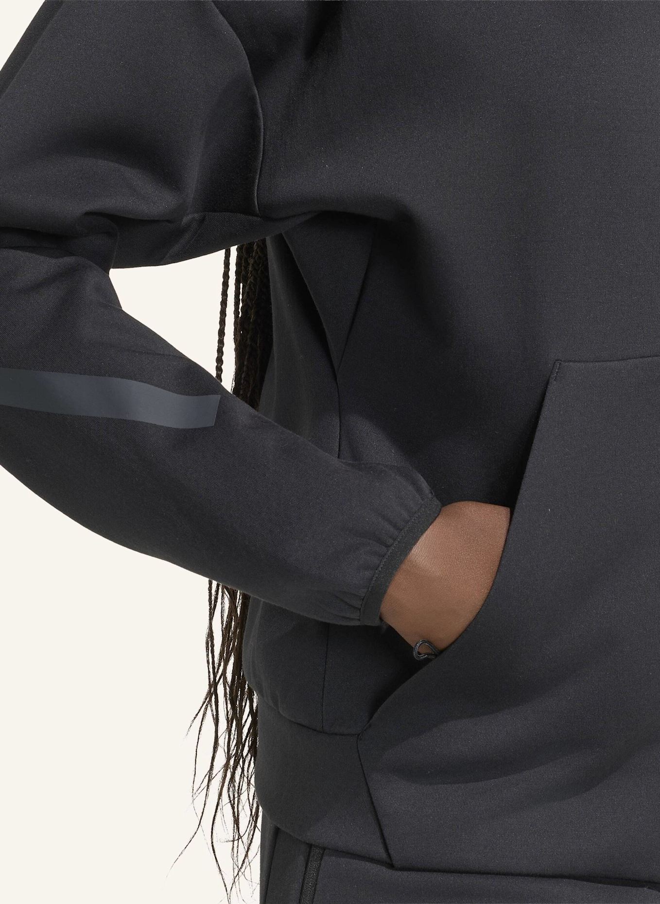 adidas Sweatjacke Z.N.E.: SCHWARZ