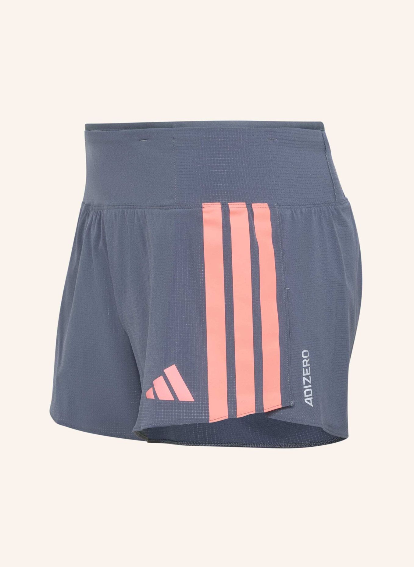 adidas ADIZERO RUNNING GEL POCKET SHORTS: GRAU