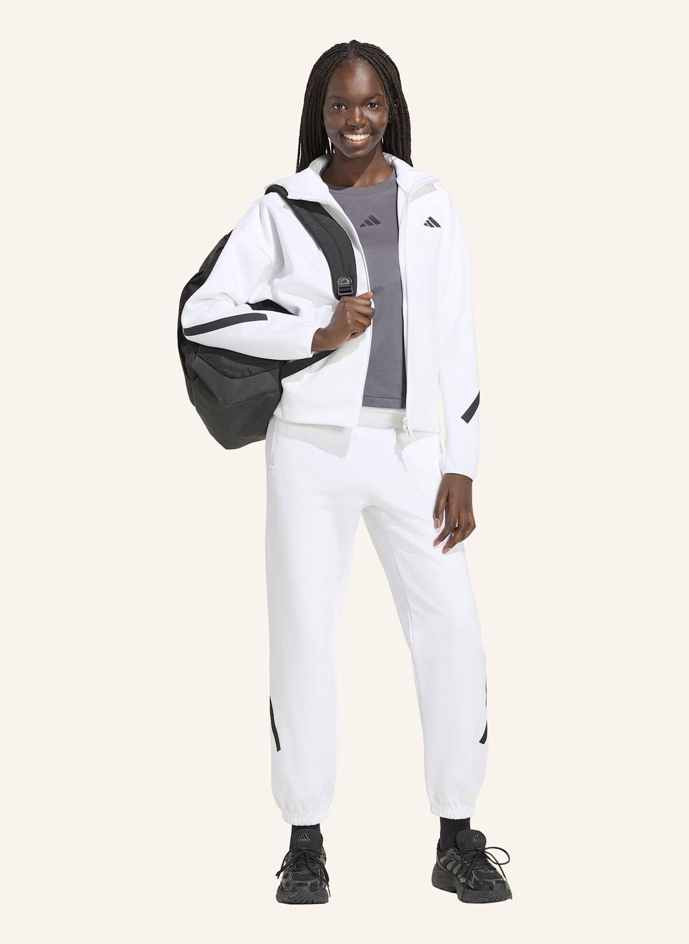 adidas ADIDAS Z.N.E. HOSE: WEISS