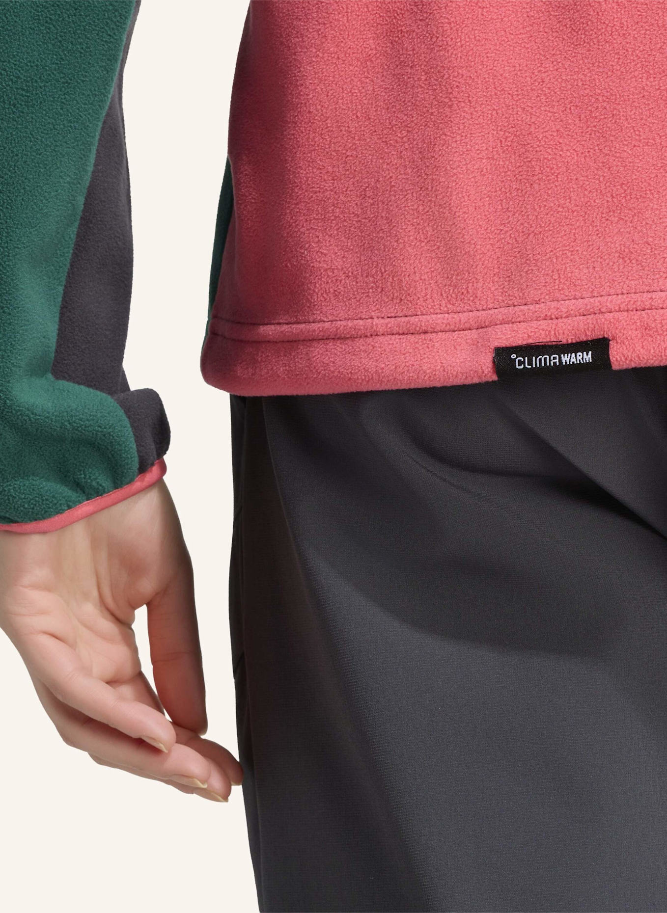 adidas TERREX Fleece-Troyer TERREX MULTI CLIMAWARM: GRAU