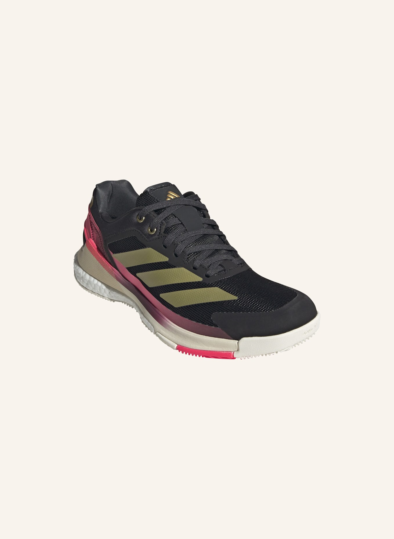 adidas CRAZYQUICK BOOST PADEL-SCHUH: SCHWARZ/ GOLD