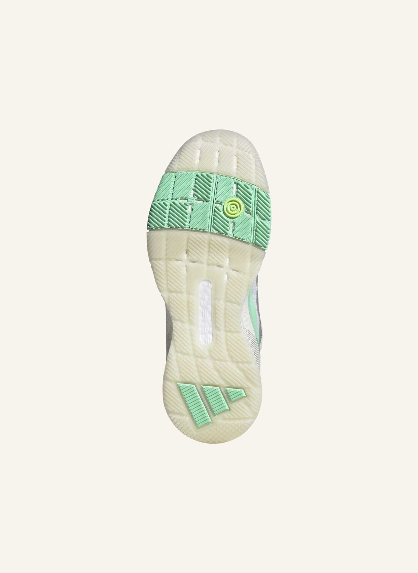 adidas CRAZYQUICK BOOST PADEL-SCHUH: GRÜN/ SILBER