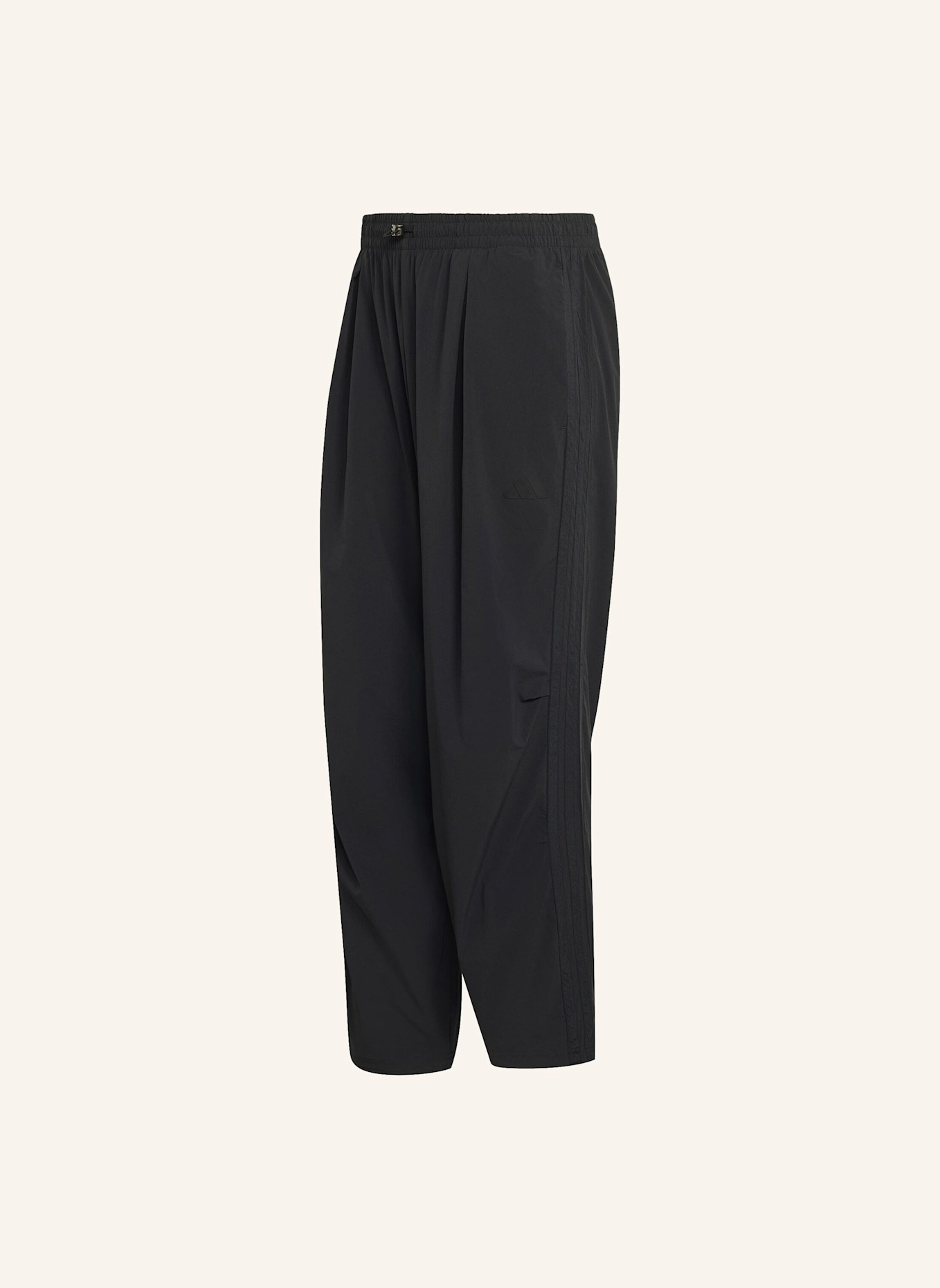 adidas CITY TECH 3-STREIFEN-HOSE: SCHWARZ