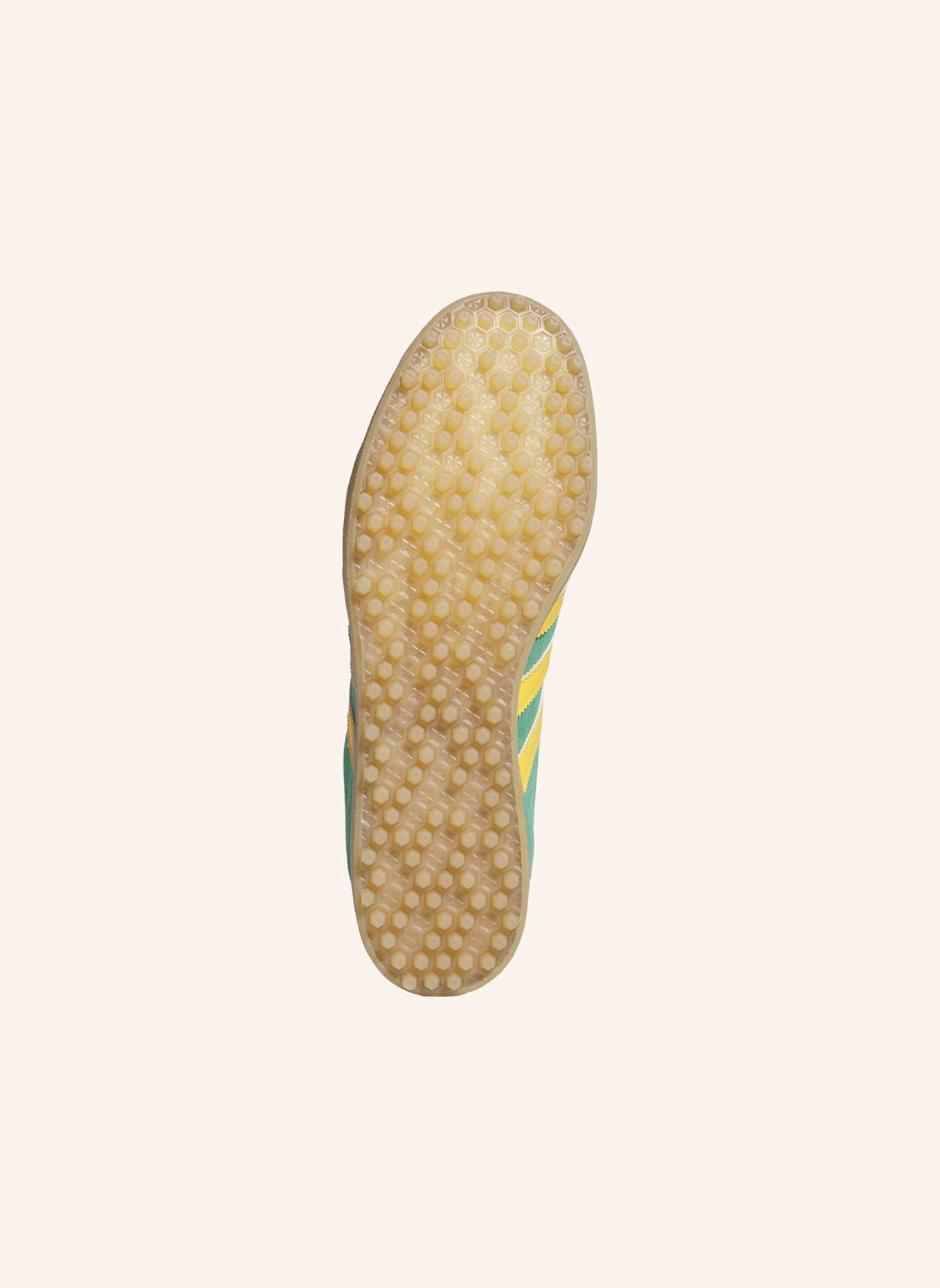 adidas GAZELLE SPIKELESS GOLFSCHUH: GRÜN/ GELB/ WEISS