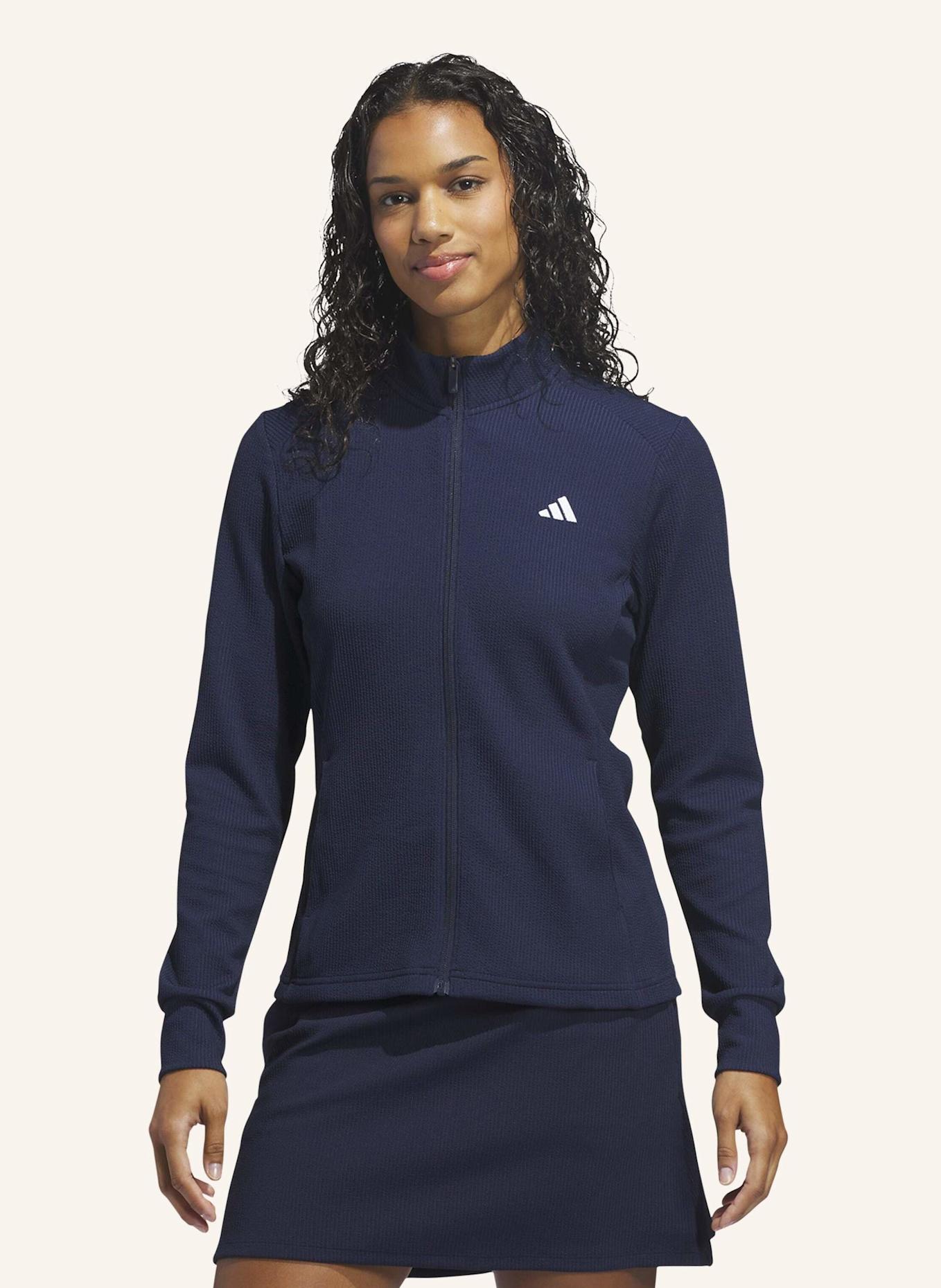 adidas PERFORMANCE TEXTURE FULL ZIP JACKE: BLAU