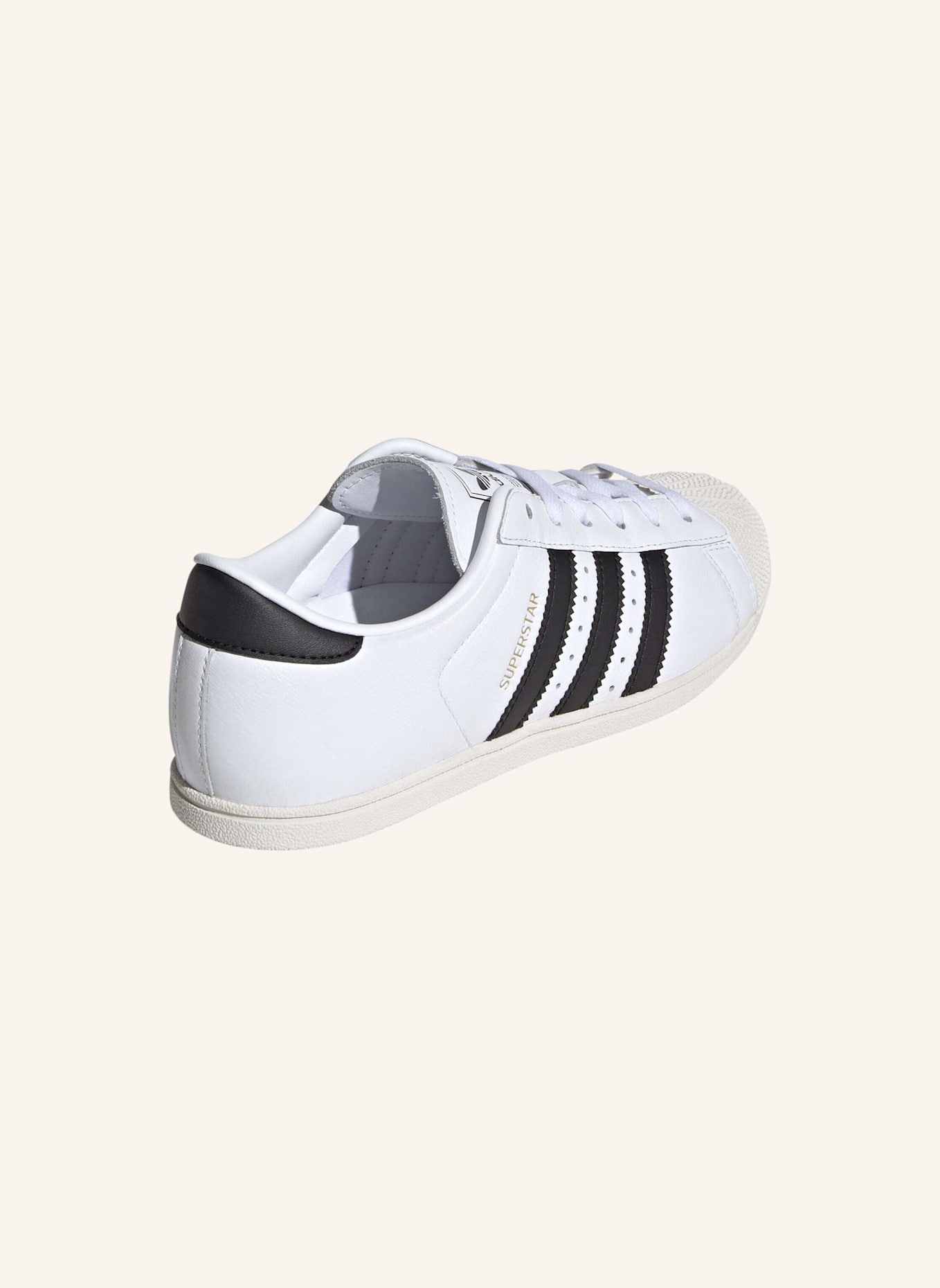 adidas Originals SUPERSTAR LO PRO SCHUH: WEISS/ SCHWARZ/ GOLD