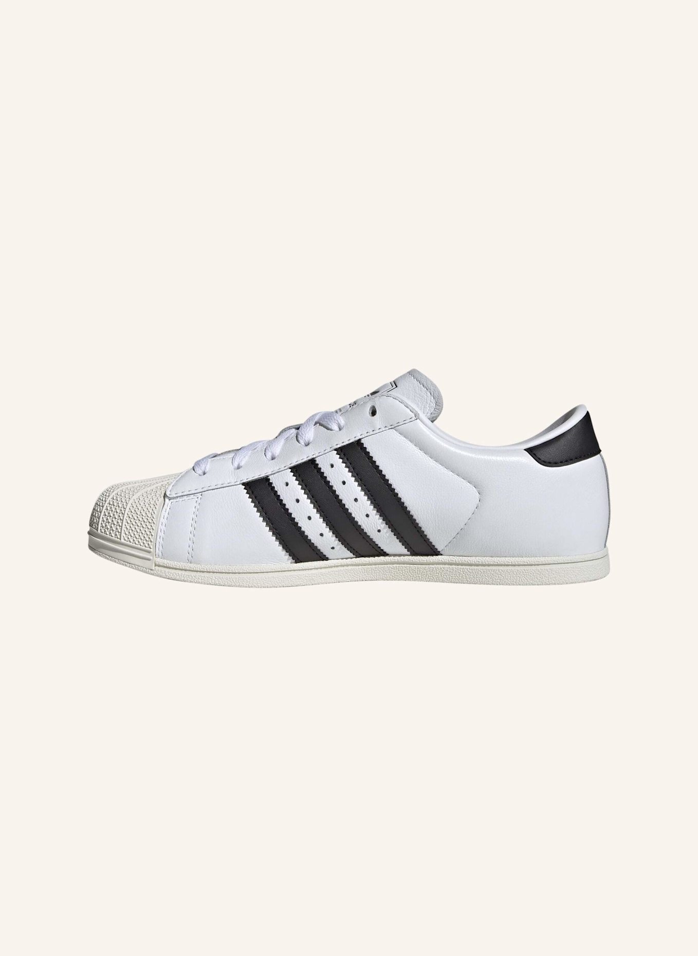adidas Originals SUPERSTAR LO PRO SCHUH: WEISS/ SCHWARZ/ GOLD