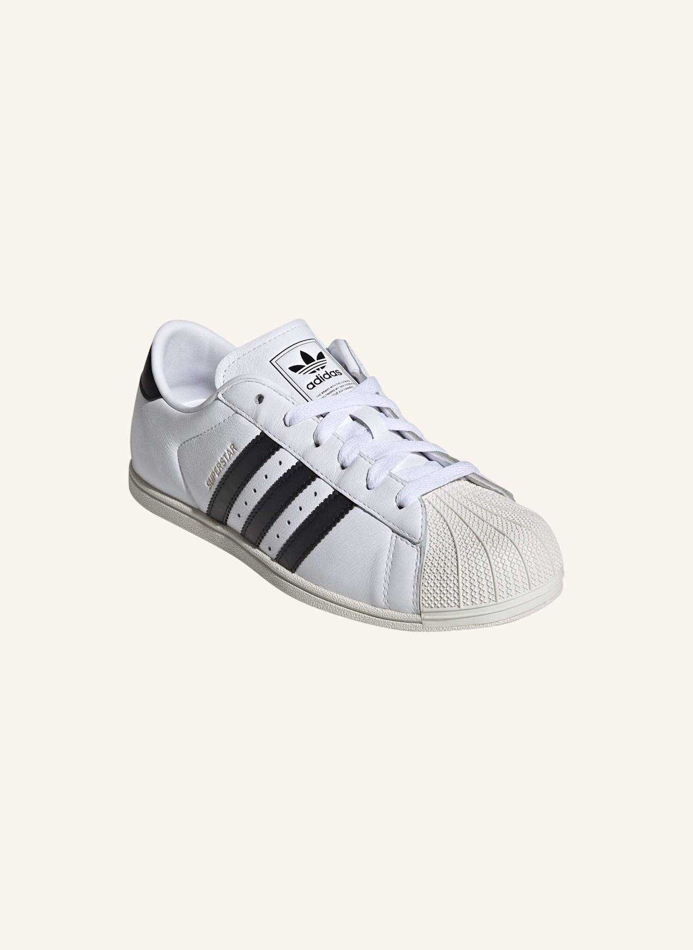 adidas Originals SUPERSTAR LO PRO SCHUH: WEISS/ SCHWARZ/ GOLD