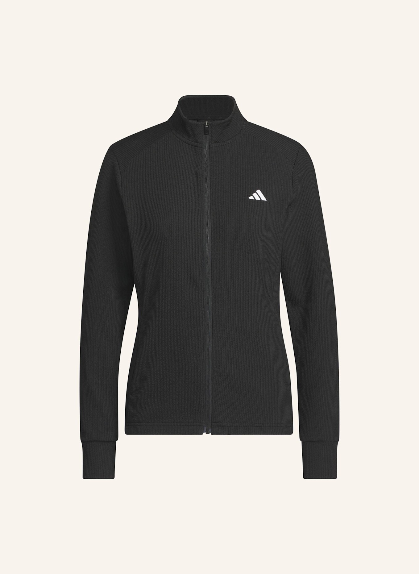 adidas PERFORMANCE TEXTURE FULL ZIP JACKE: SCHWARZ