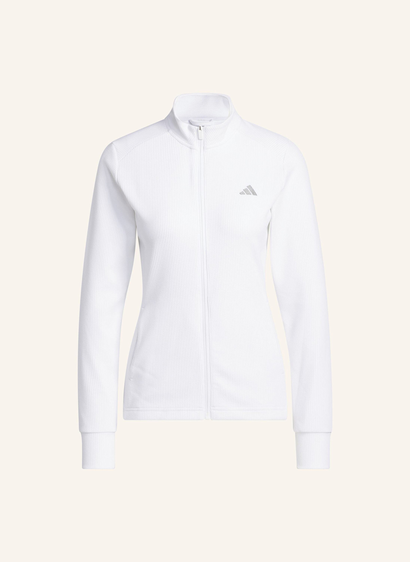 adidas PERFORMANCE TEXTURE FULL ZIP JACKE: WEISS