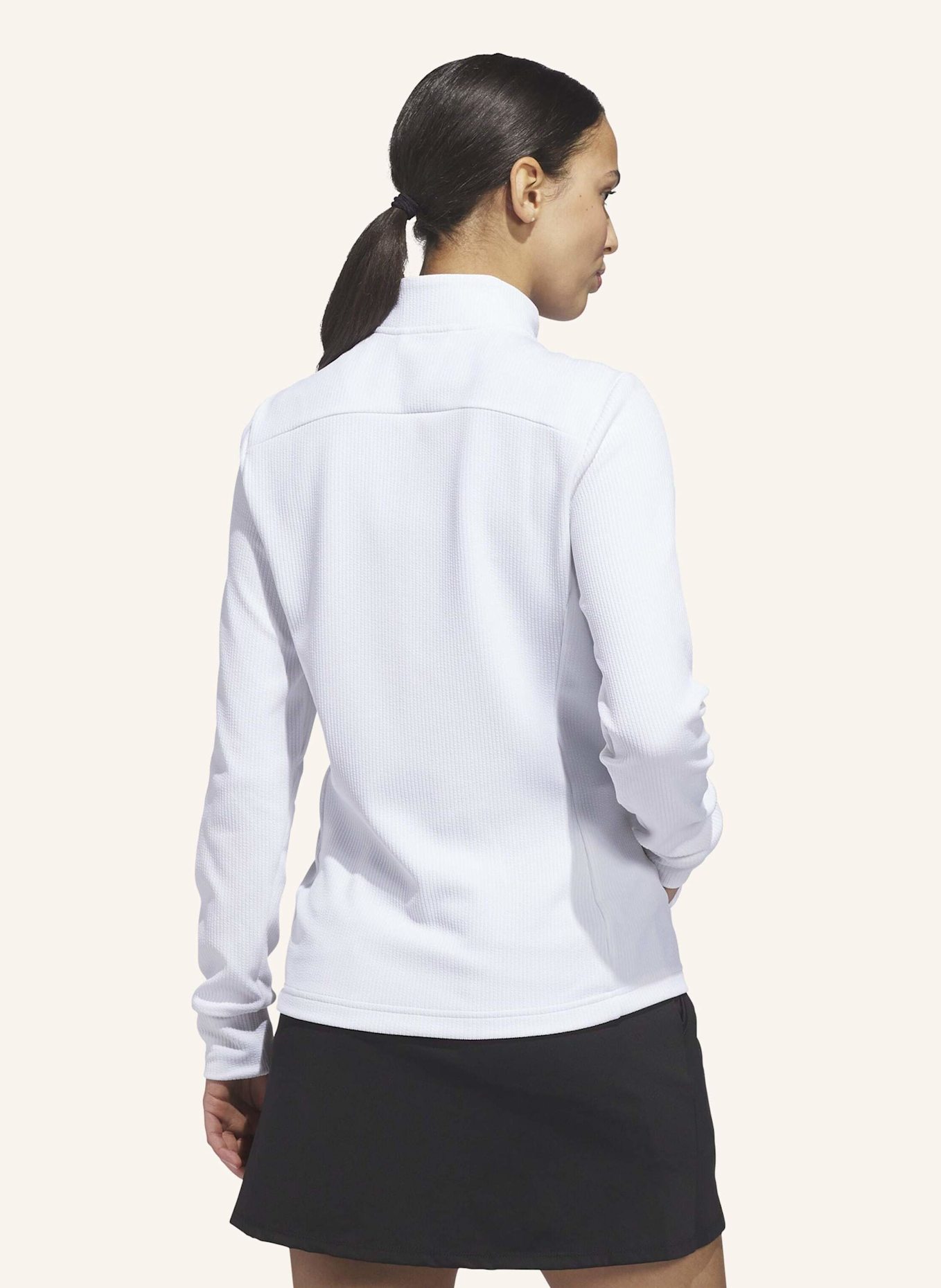 adidas PERFORMANCE TEXTURE FULL ZIP JACKE: WEISS