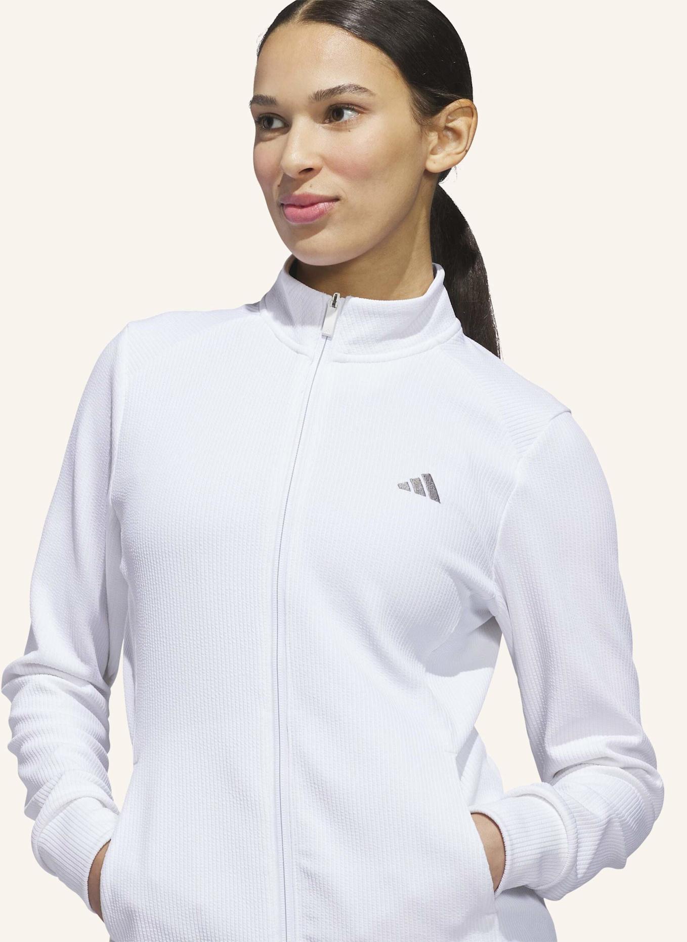 adidas PERFORMANCE TEXTURE FULL ZIP JACKE: WEISS
