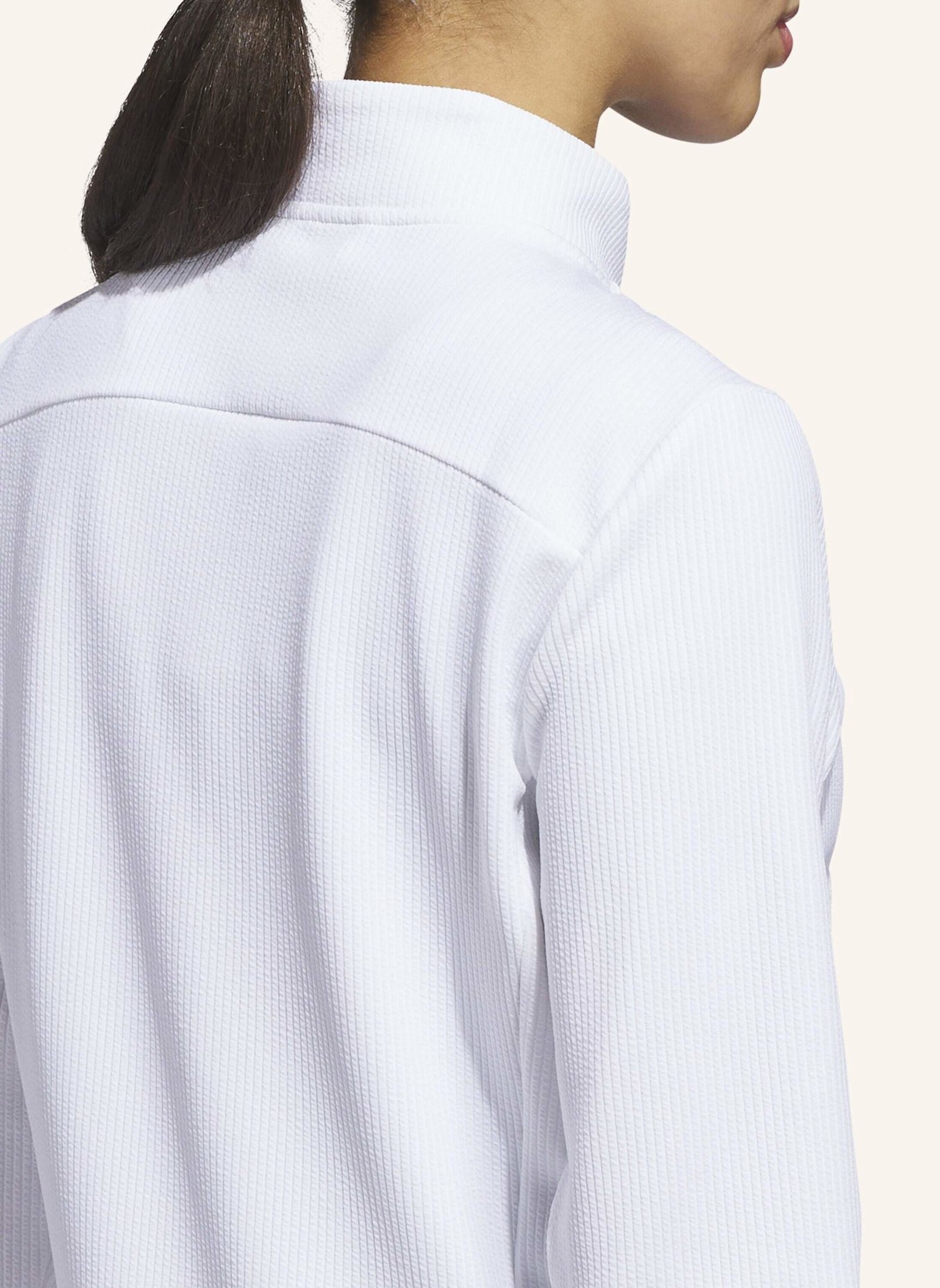 adidas PERFORMANCE TEXTURE FULL ZIP JACKE: WEISS