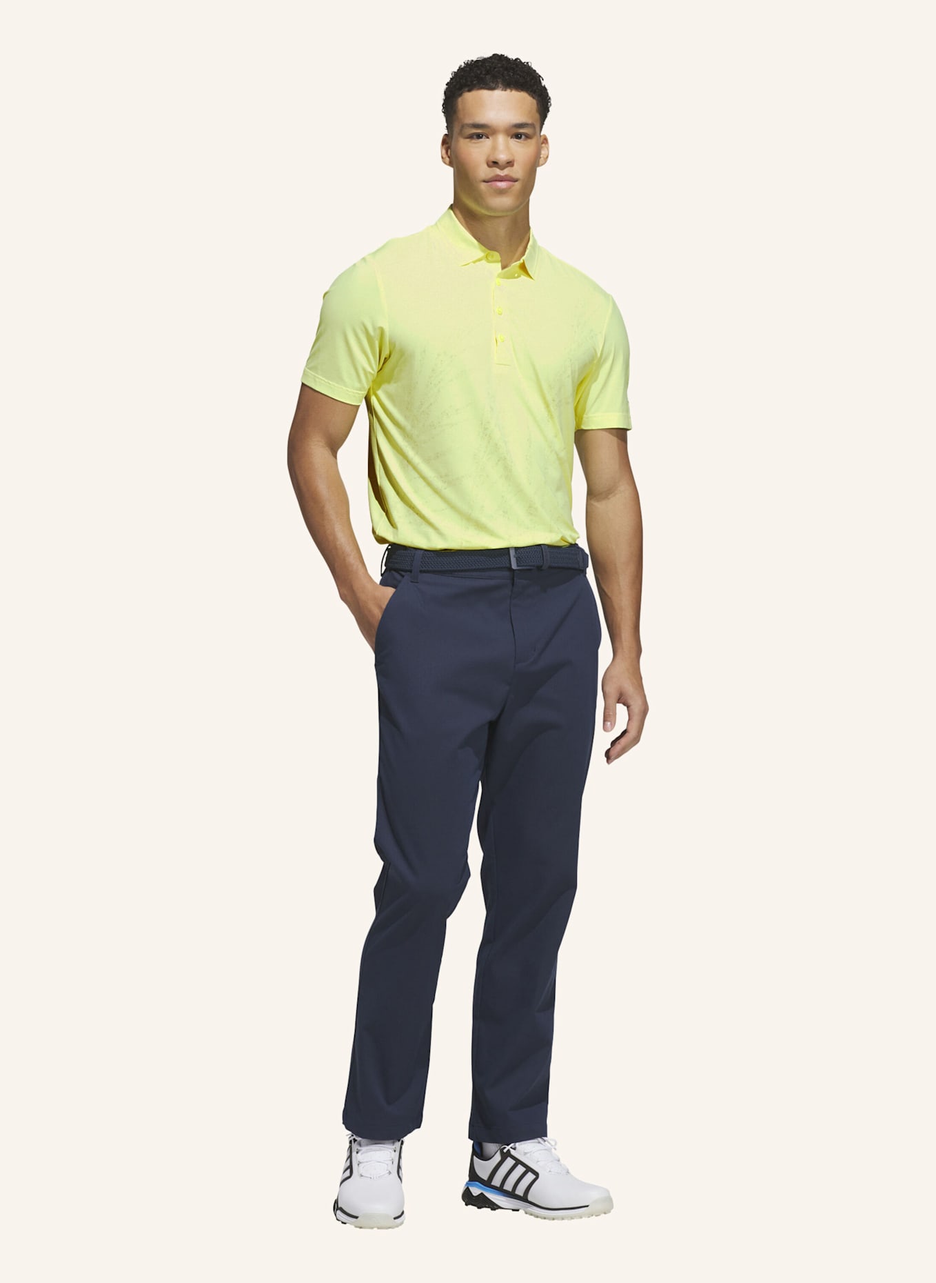 adidas ULTIMATE365 TOUR COOL FEELING FESCUE POLOSHIRT: GELB
