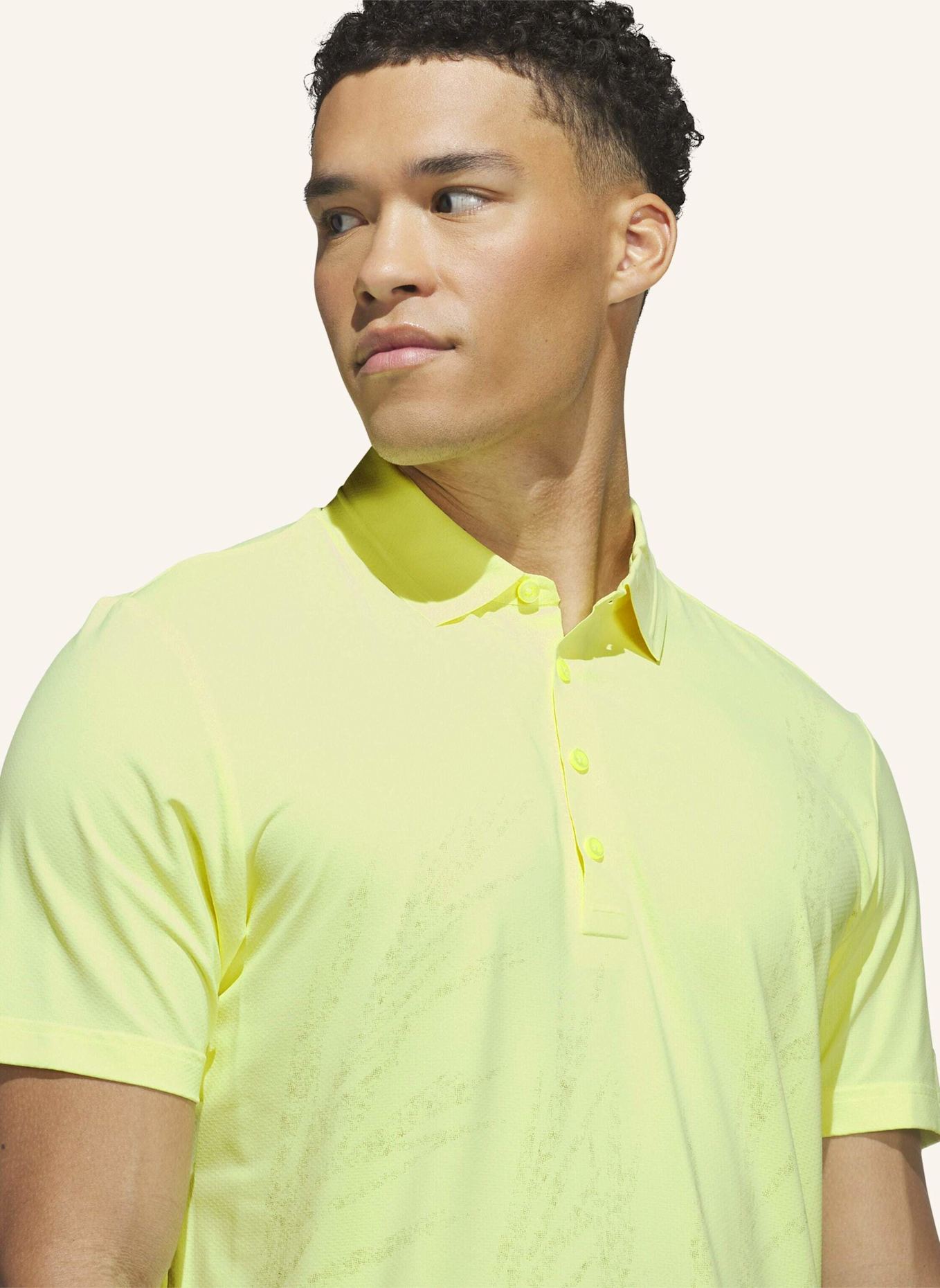 adidas ULTIMATE365 TOUR COOL FEELING FESCUE POLOSHIRT: GELB