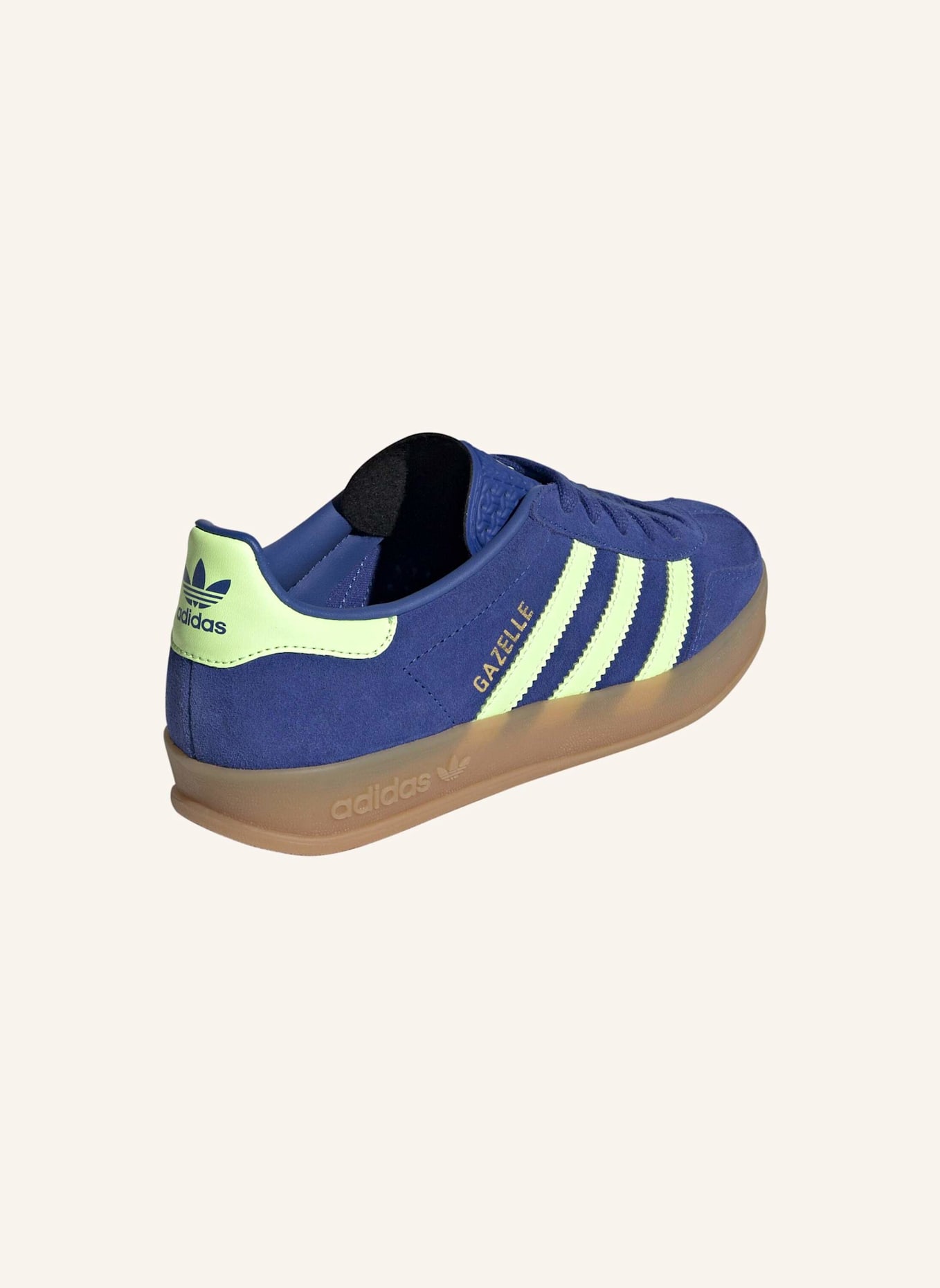 adidas Originals Sneaker GAZELLE INDOOR: BLAU/ GRÜN/ GOLD