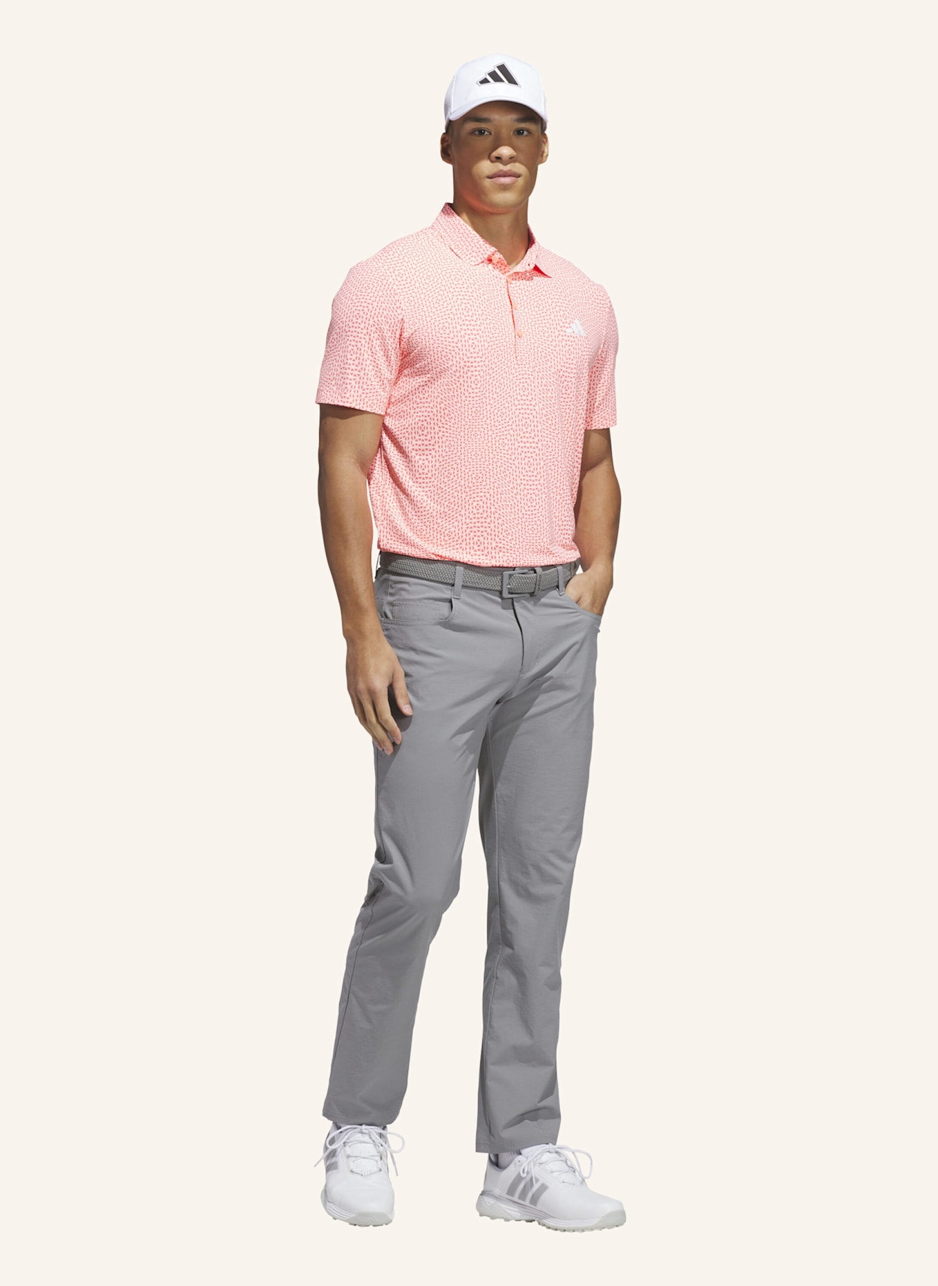 adidas ULTIMATE365 TOUR COOL FEELING DECO POLOSHIRT: PINK