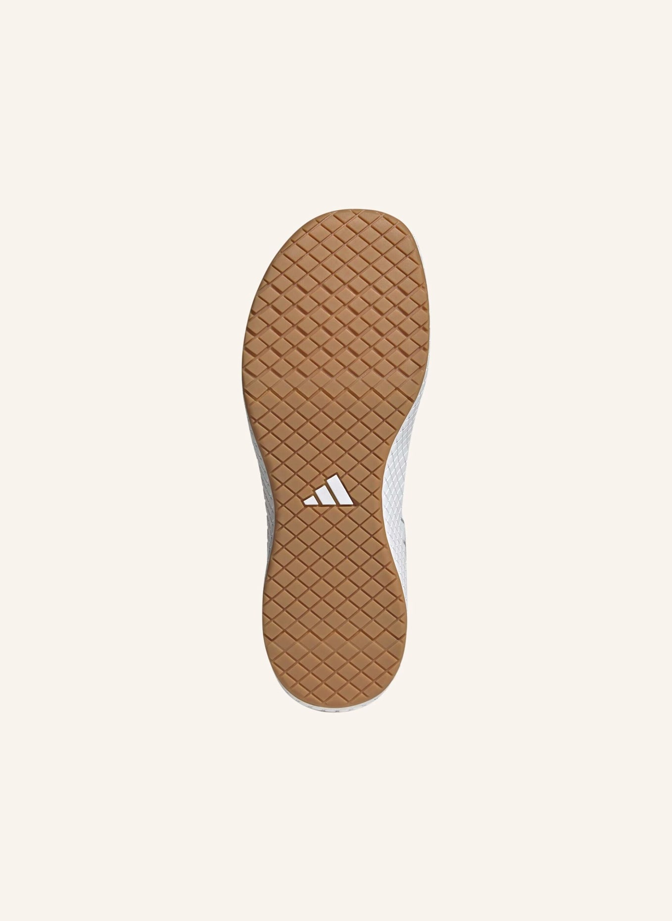 adidas DIE TOTAL WEIGHTLIFTING SCHUHE: WEISS/ GRAU/ BEIGE