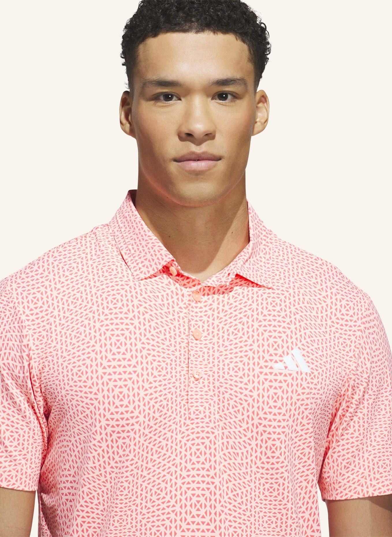 adidas ULTIMATE365 TOUR COOL FEELING DECO POLOSHIRT: PINK
