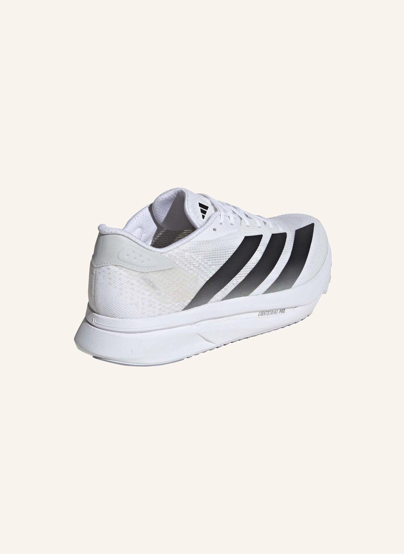 adidas ADIZERO SL 2 SCHUH: WEISS/ SCHWARZ/ GRAU