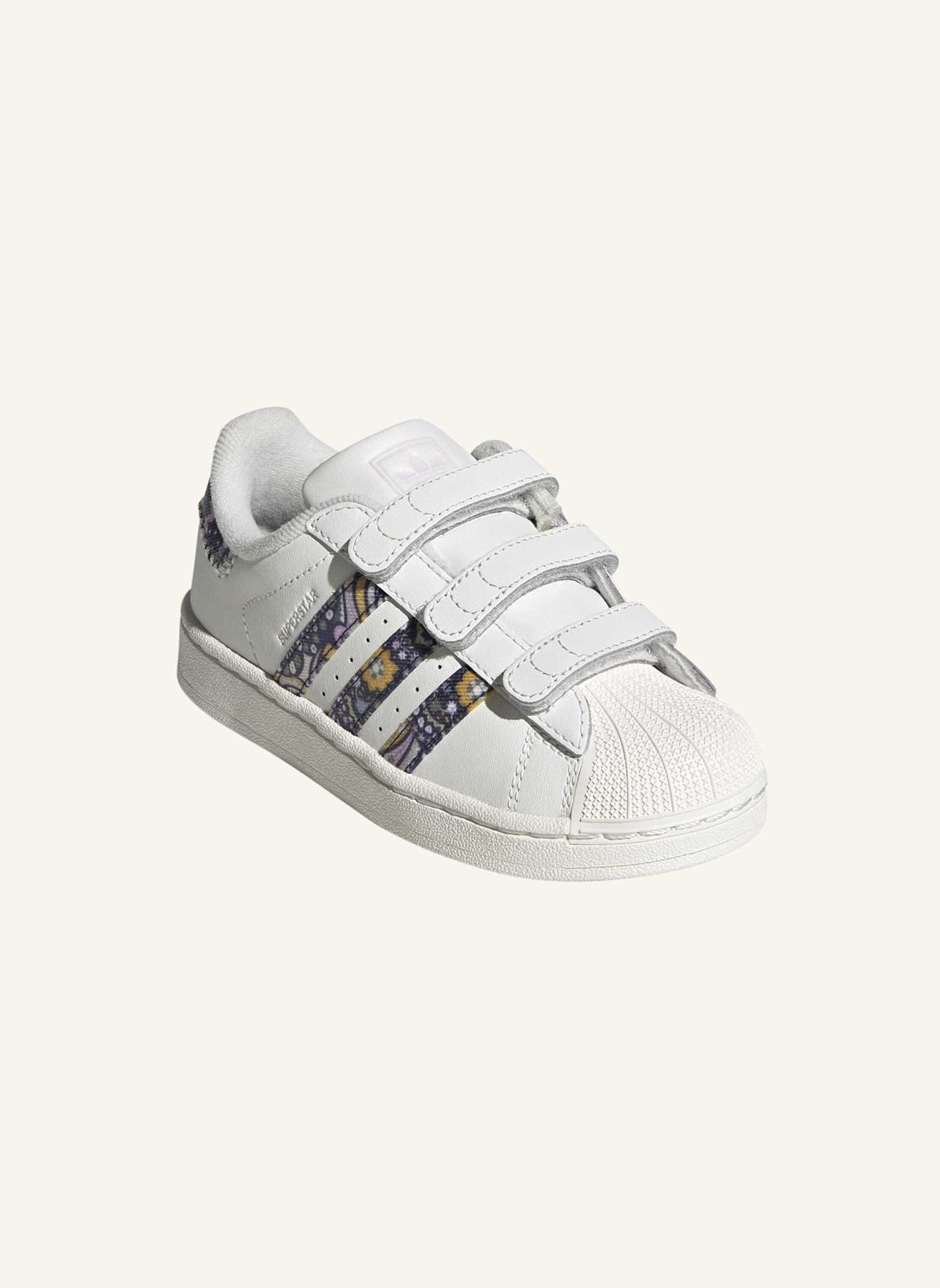adidas Originals ADIDAS LIBERTY LONDON ADIDAS SUPERSTAR II KOMFORTVERSCHLUSS SCHUH: WEISS/ ROSA/ BEIGE