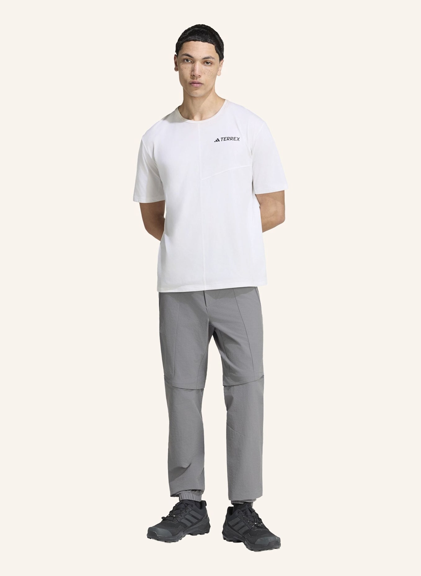 adidas TERREX TERREX XPERIOR UTILITAS CLIMA365 ZIP-OFF-HOSE: GRAU
