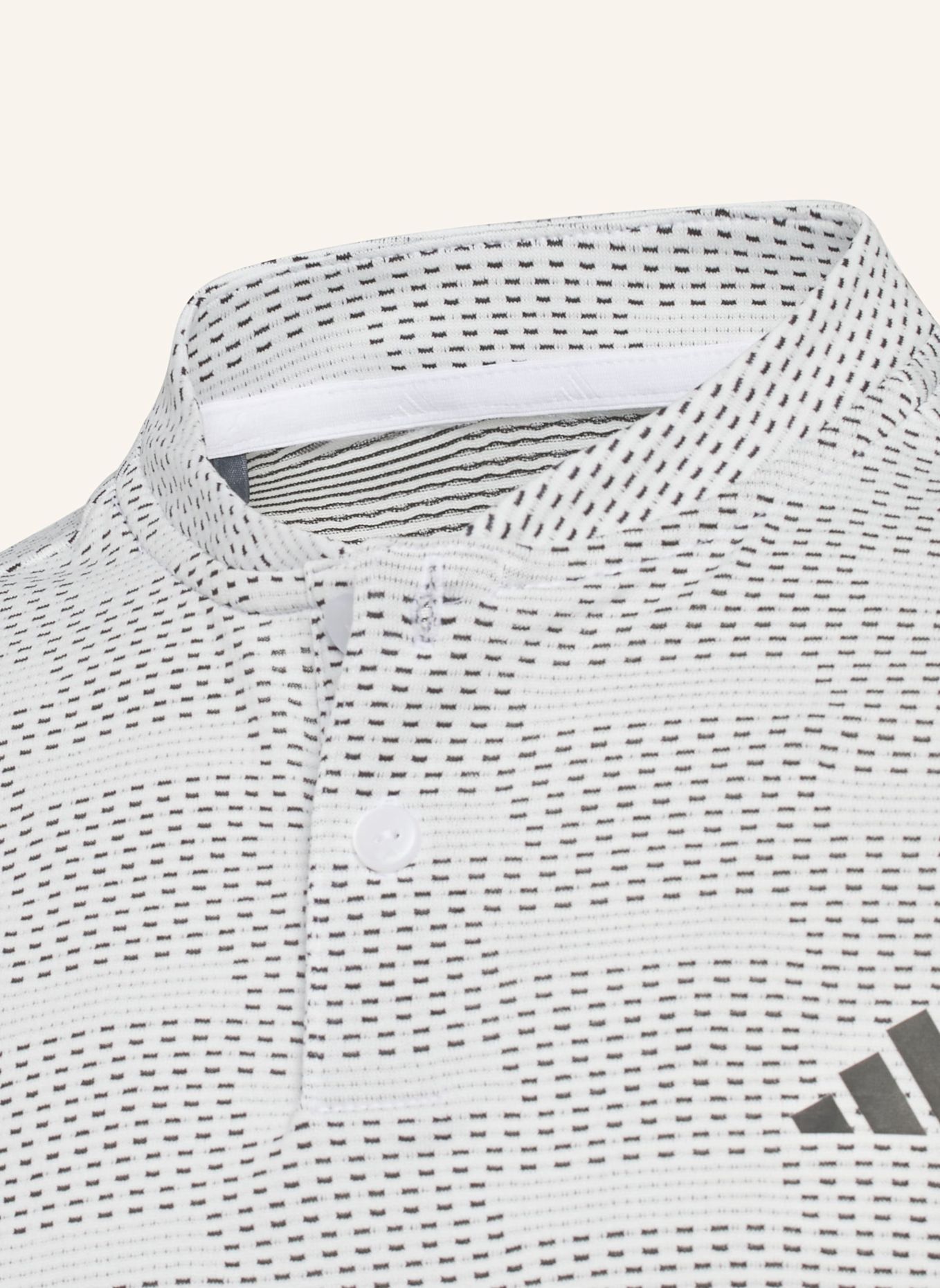 adidas KIDS JACQUARD-POLOSHIRT: WEISS