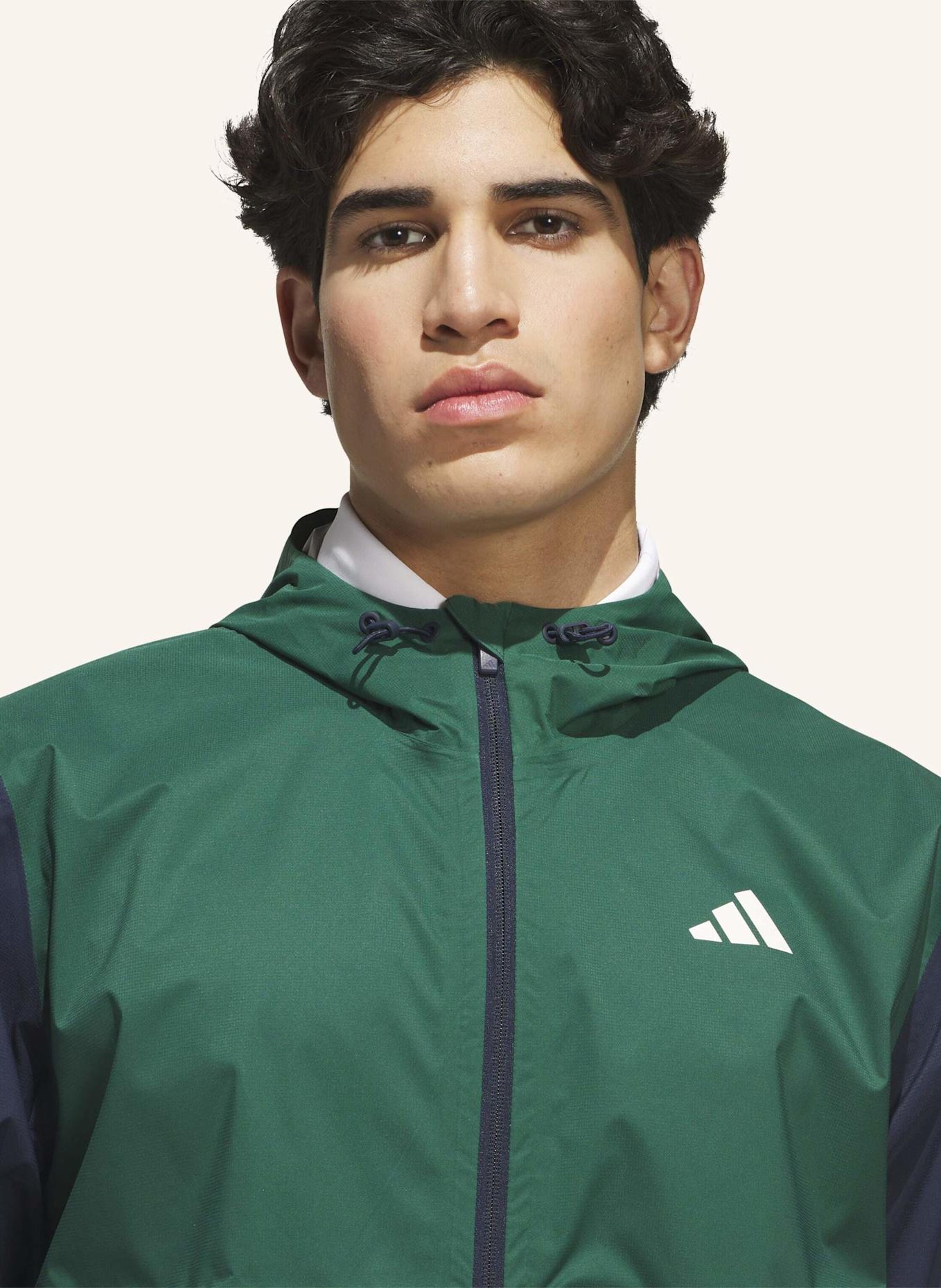 adidas ULTIMATE365 CLIMAPROOF JACKE, DURCHGEHENDER REISSVERSCHLUSS: BLAU