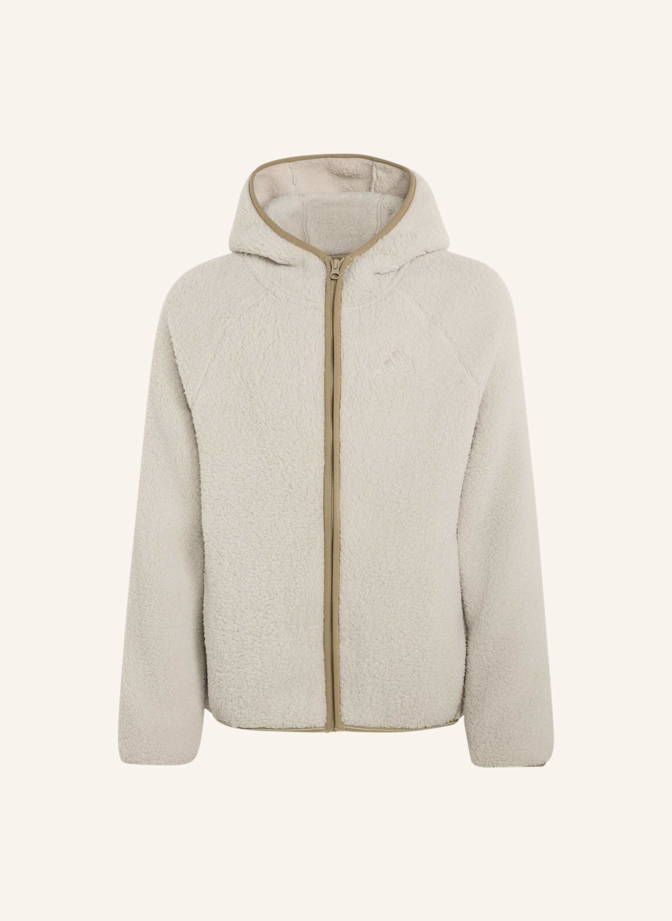adidas TERREX TERREX XPLORIC KIDS FLEECEJACKE, KAPUZE, DURCHGEHENDER REISSVERSCHLUSS: BEIGE
