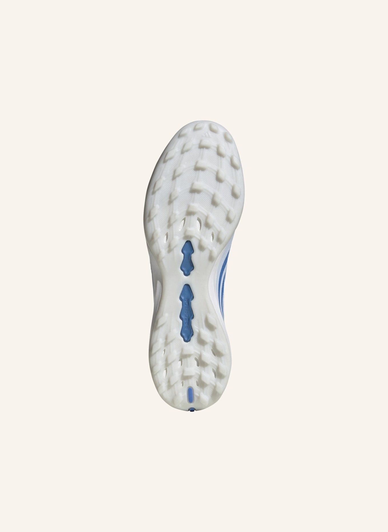 adidas PREDATOR PRO FUSSBALLSCHUH, KUNSTRASEN, UMSCHLAGBARE ZUNGE: BLAU/ GELB