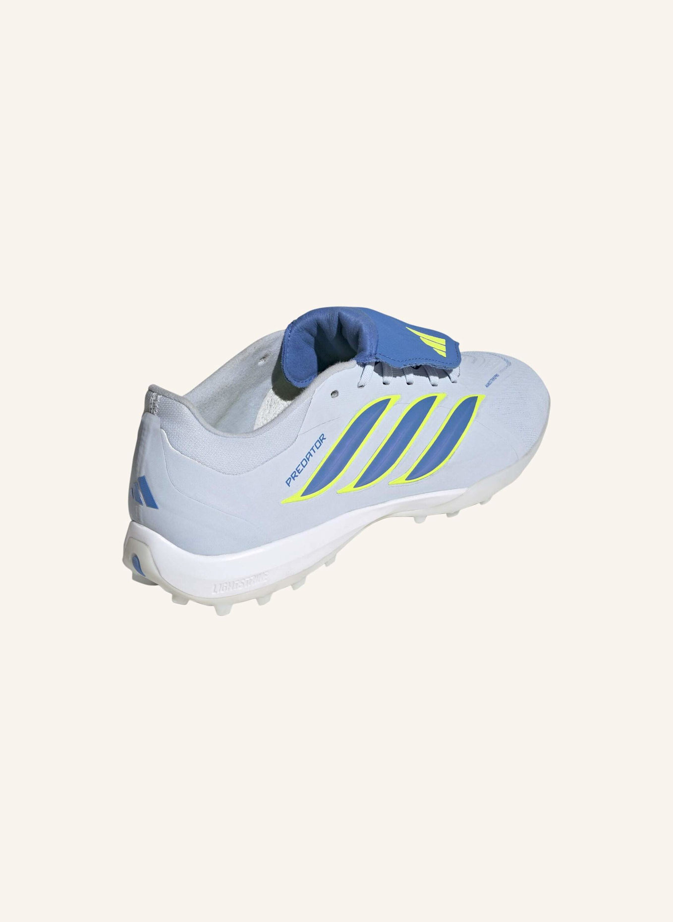 adidas PREDATOR PRO FUSSBALLSCHUH, KUNSTRASEN, UMSCHLAGBARE ZUNGE: BLAU/ GELB