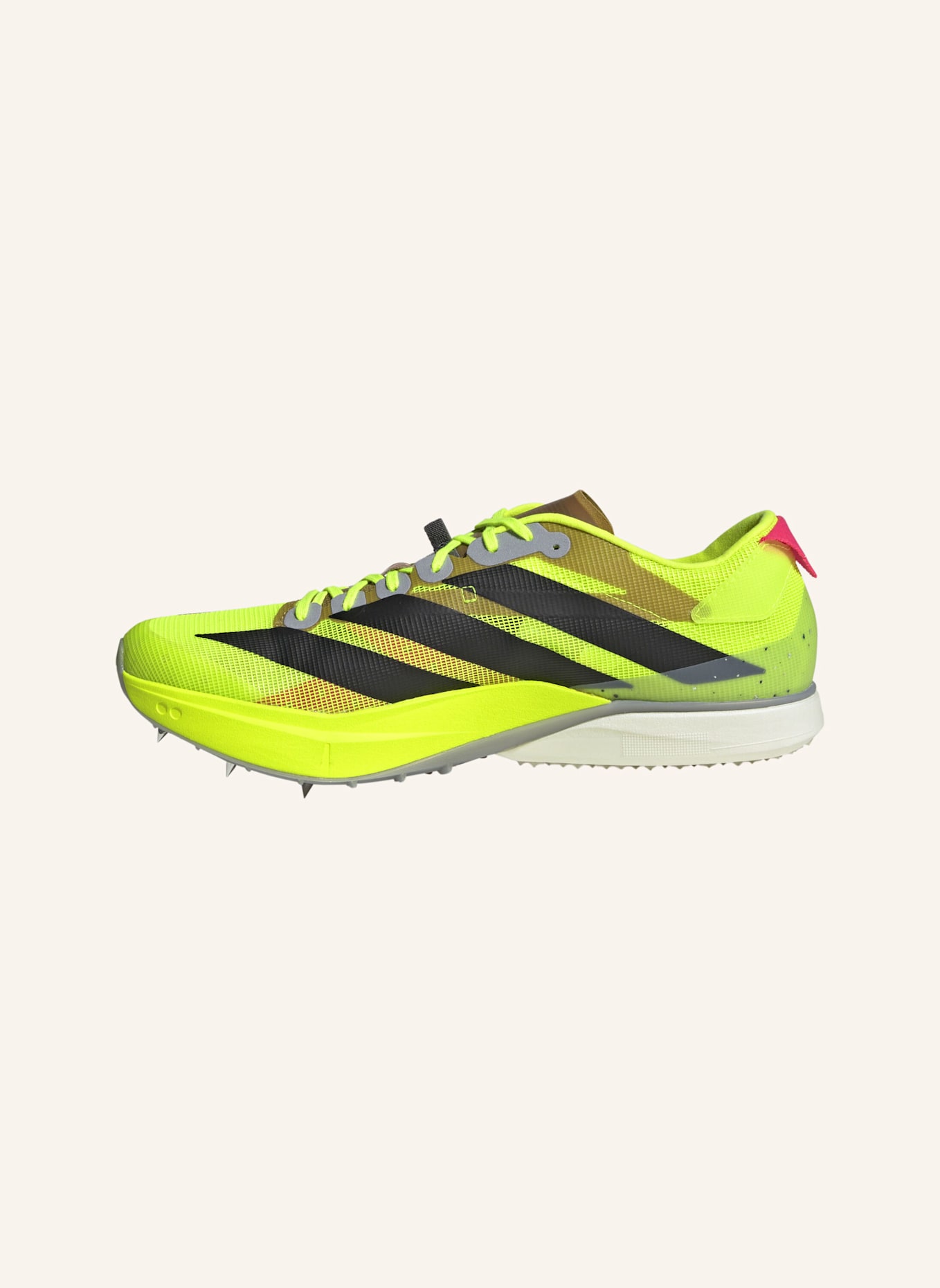 adidas ADIZERO AVANTI XC SCHUH: GELB/ SCHWARZ/ ROT