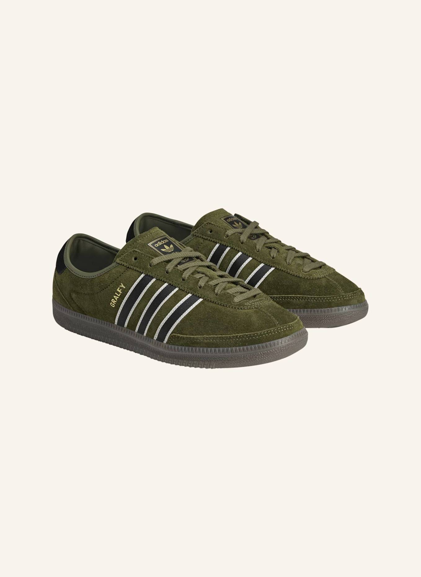adidas Originals GRALFY SPZL TURNSCHUHE: GRAU/ SCHWARZ/ BEIGE