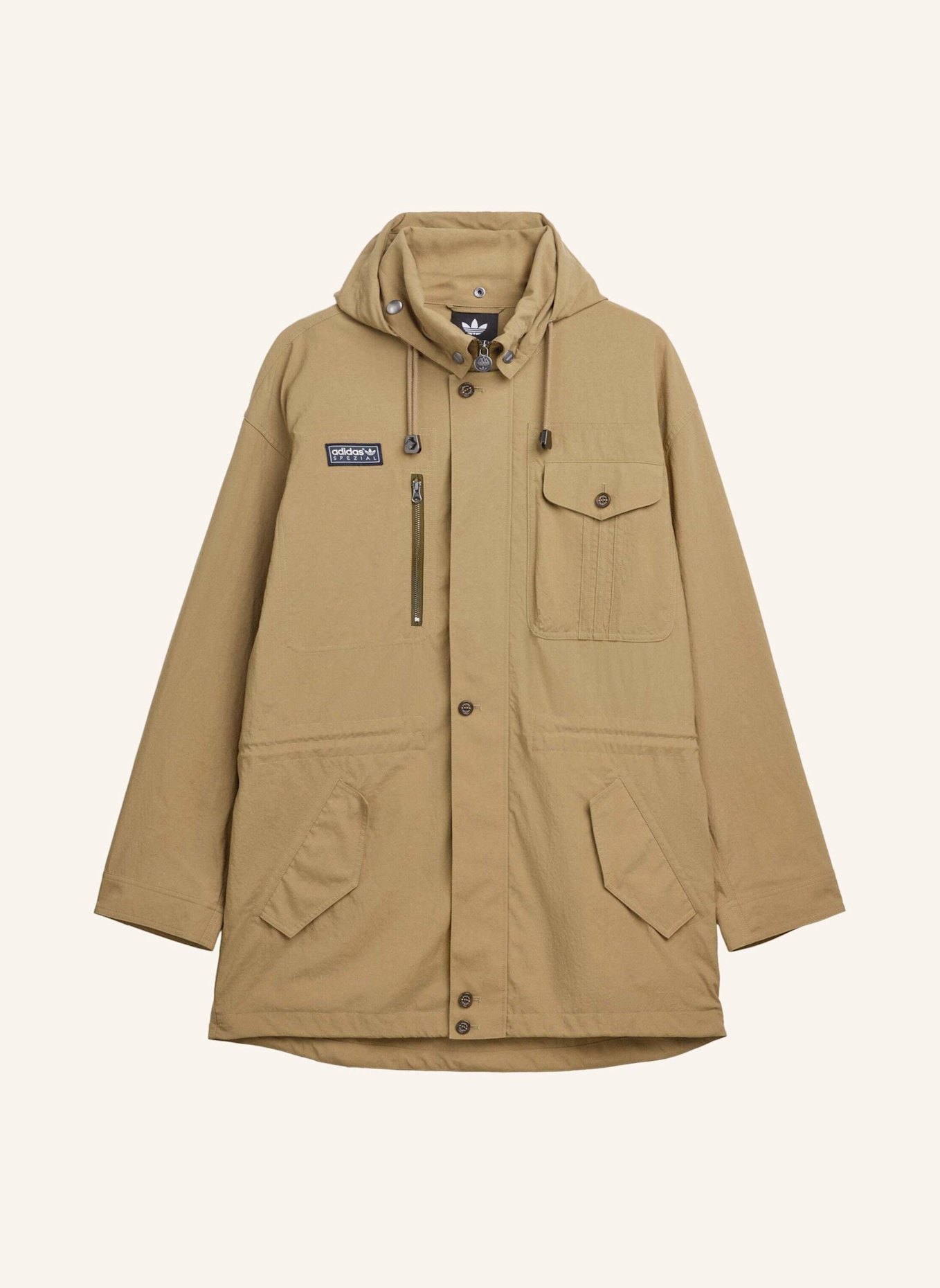adidas Originals LONGRIDGE SPZL PARKA: BRAUN