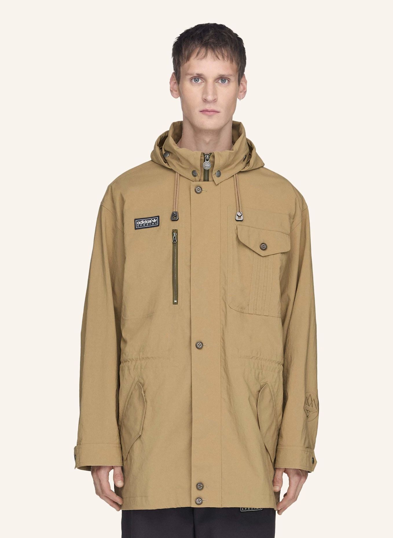 adidas Originals LONGRIDGE SPZL PARKA: BRAUN