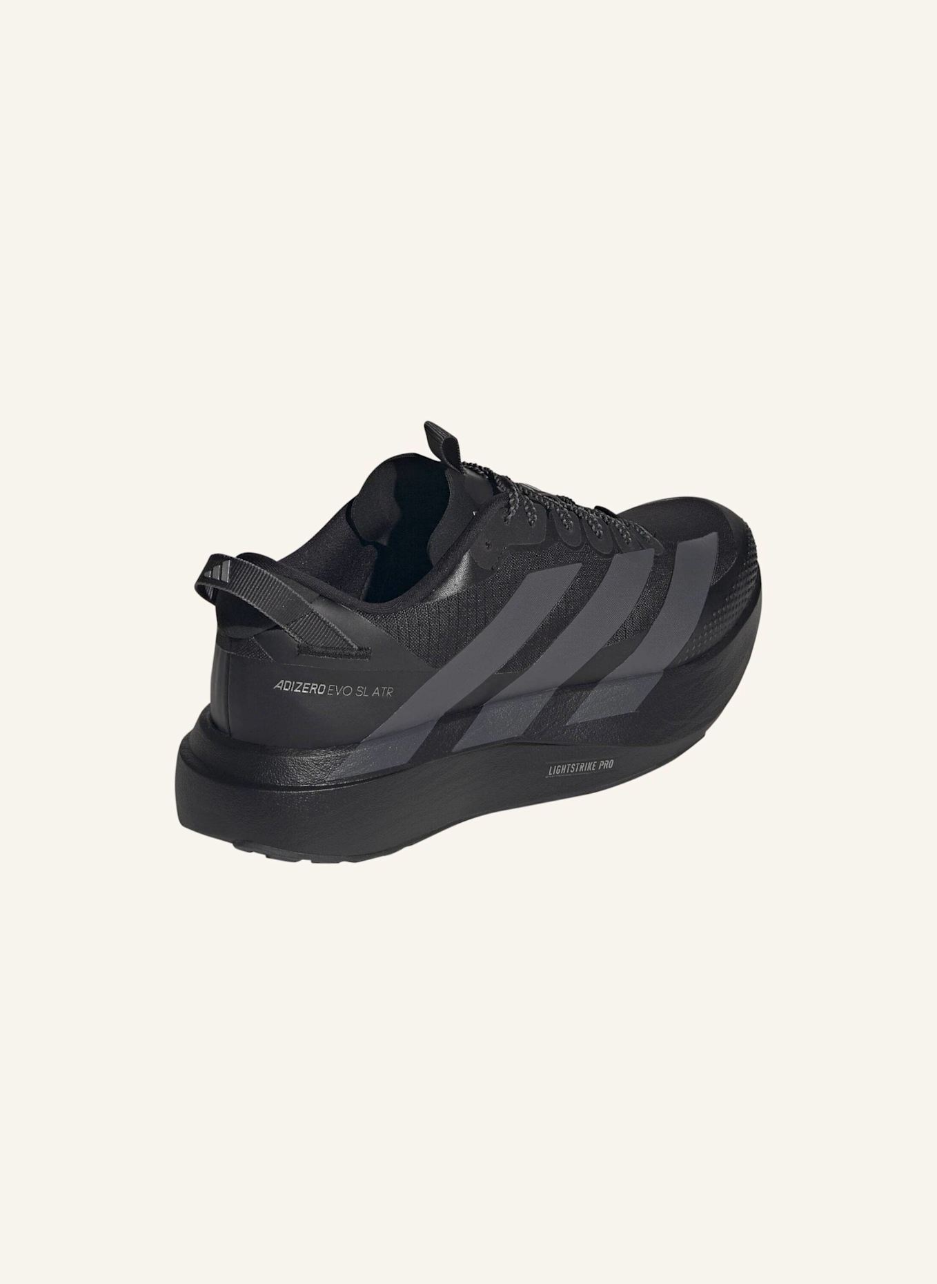 adidas ADIZERO EVO SL ATR SCHUHE: SCHWARZ/ GRAU/ SILBER