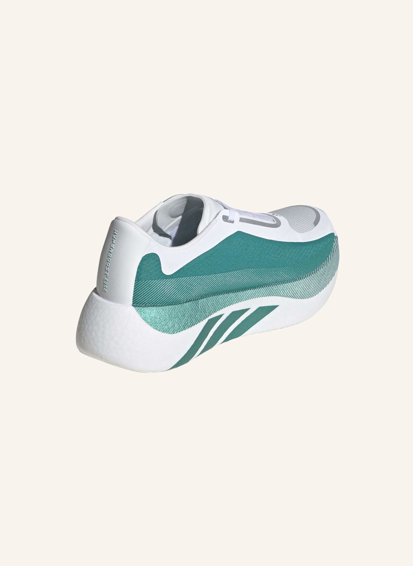adidas Laufschuhe HYPERBOOST EDGE: WEISS/ GRÜN