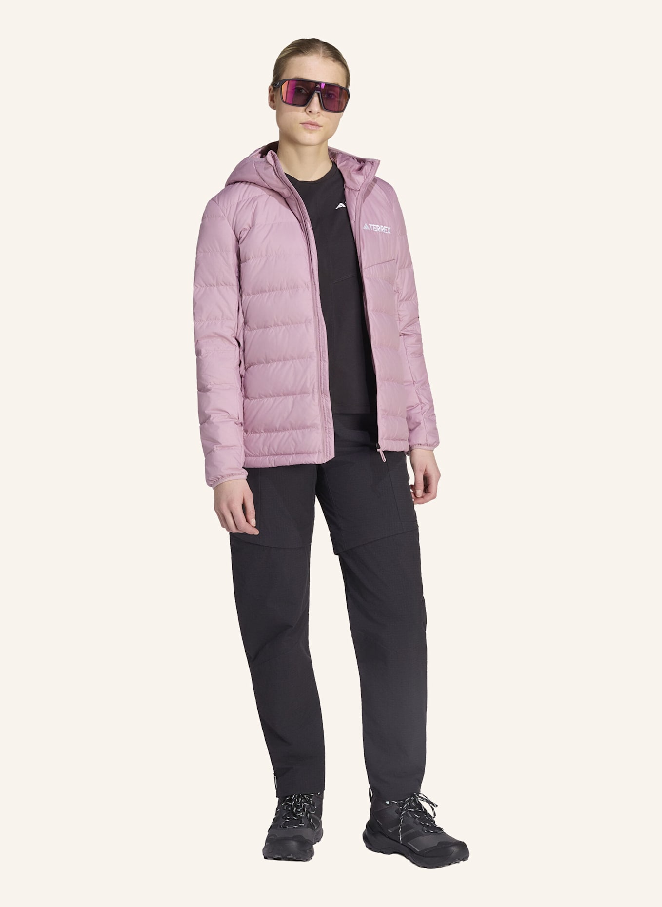 adidas TERREX TERREX MULTI LIGHT DOWN CLIMAWARM KAPUZENJACKE: LILA